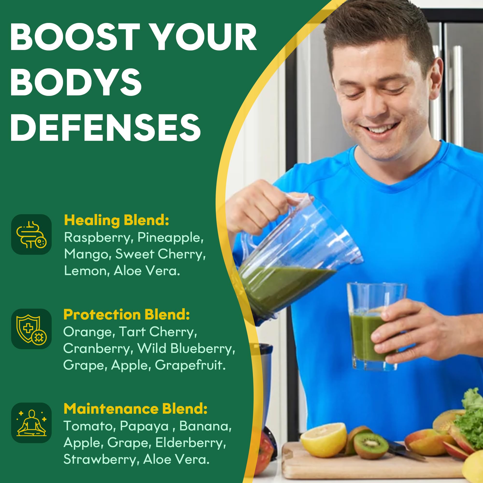 Fruits and Veggies Supplement (60 Day Supply) Powerfull Blend of 39 Whole Fruits and Veggies, Fills Nutritional Gaps, Get Energy, Well-being. USA Made Non-GMO/Vegan/Gluten Free. Packaging May Vary ROOTIE buy supplements canada