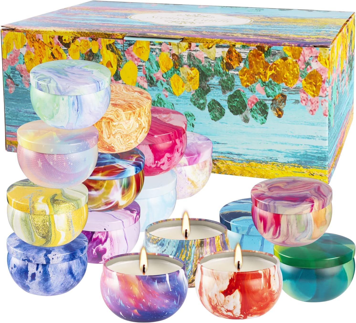 Scented Candles Aromatherapy Candles for Stress Relief,Soy Wax Candles Gifts for Women pliadvbu buy supplements canada