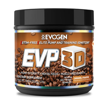Evogen EVP 3D Caramel Frappe | Xtreme Stimulant Free Pre-Workout Powder, Arginine Nitrate Evogen buy supplements canada