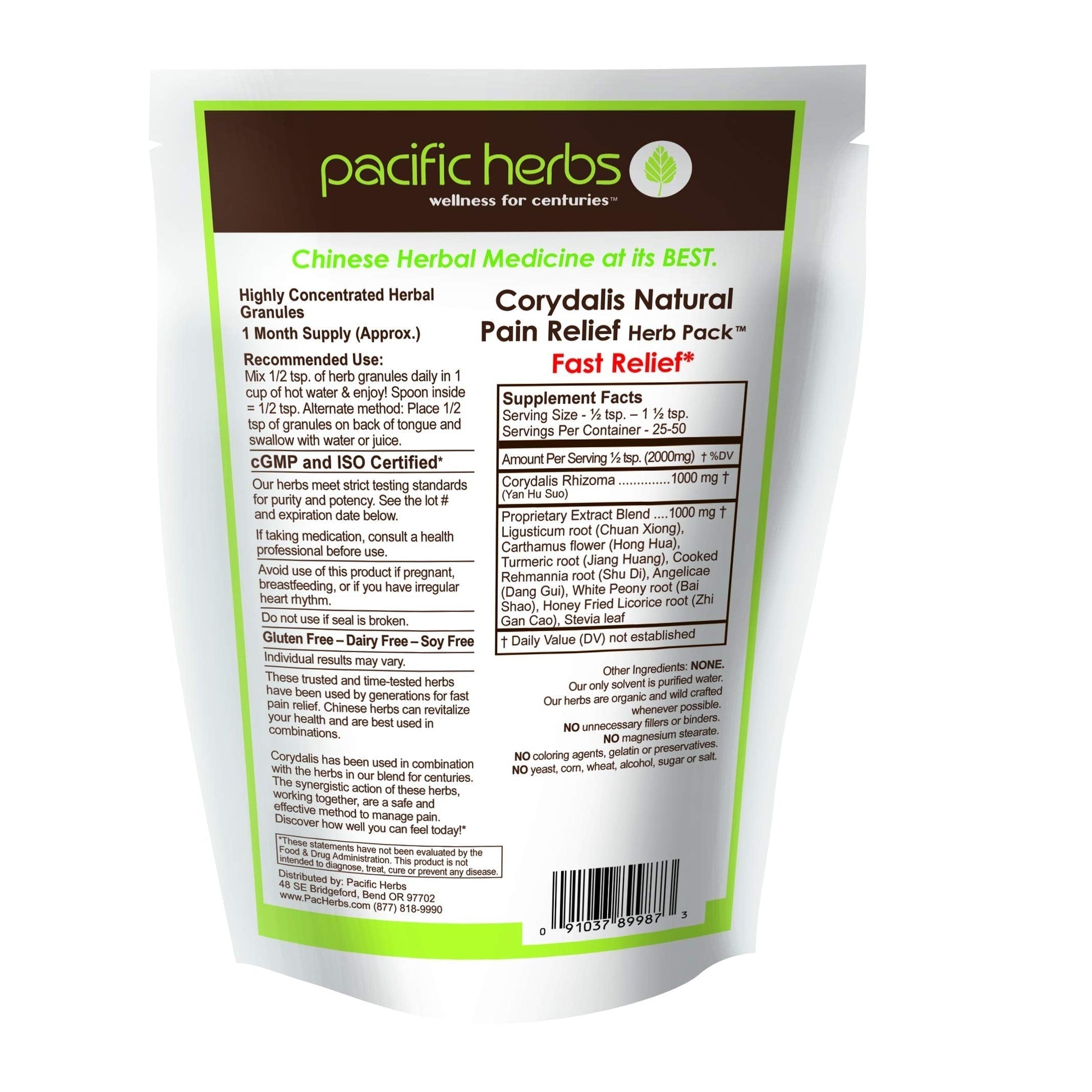 Pacific Herbs Corydalis Natural Pain Relief Herbs Pacific Herbs buy supplements canada