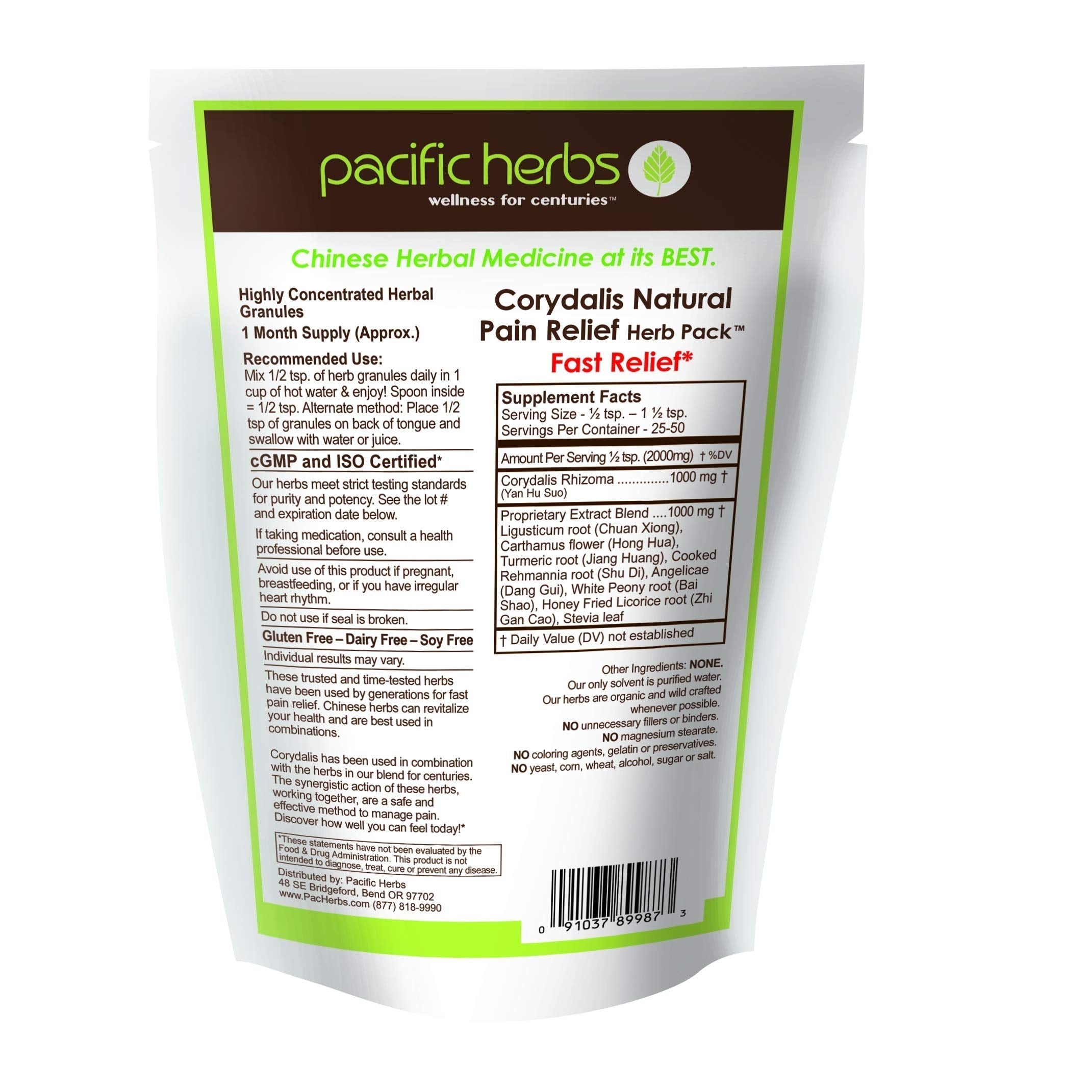 Pacific Herbs Corydalis Natural Pain Relief Herbs Pacific Herbs buy supplements canada