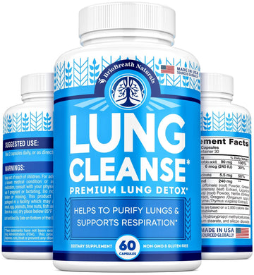 Lung Support Supplement - Natural Capsules for Lung Cleanse and Detox BRIOBREATH NATURALS buy supplements canada
