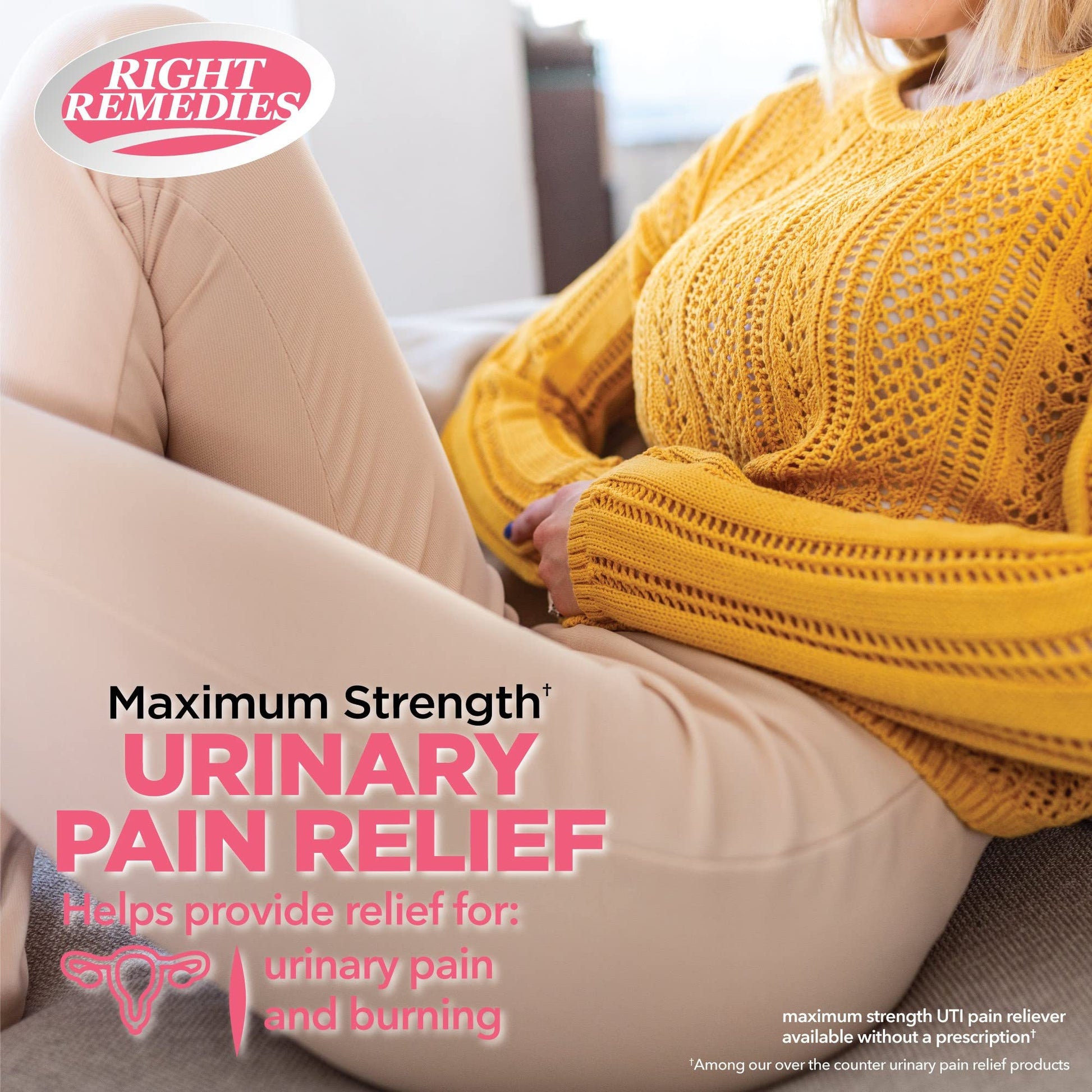 RIGHT REMEDIES Urinary Pain Relief Phenazopyridine HCl 99.5mg Tablets | Maximum Strength OTC for Fast Relief of UTI Pain, Burning and Bladder discomfort | Generic AZO Maximum Strength (72 Count) RIGHT REMEDIES buy supplements canada