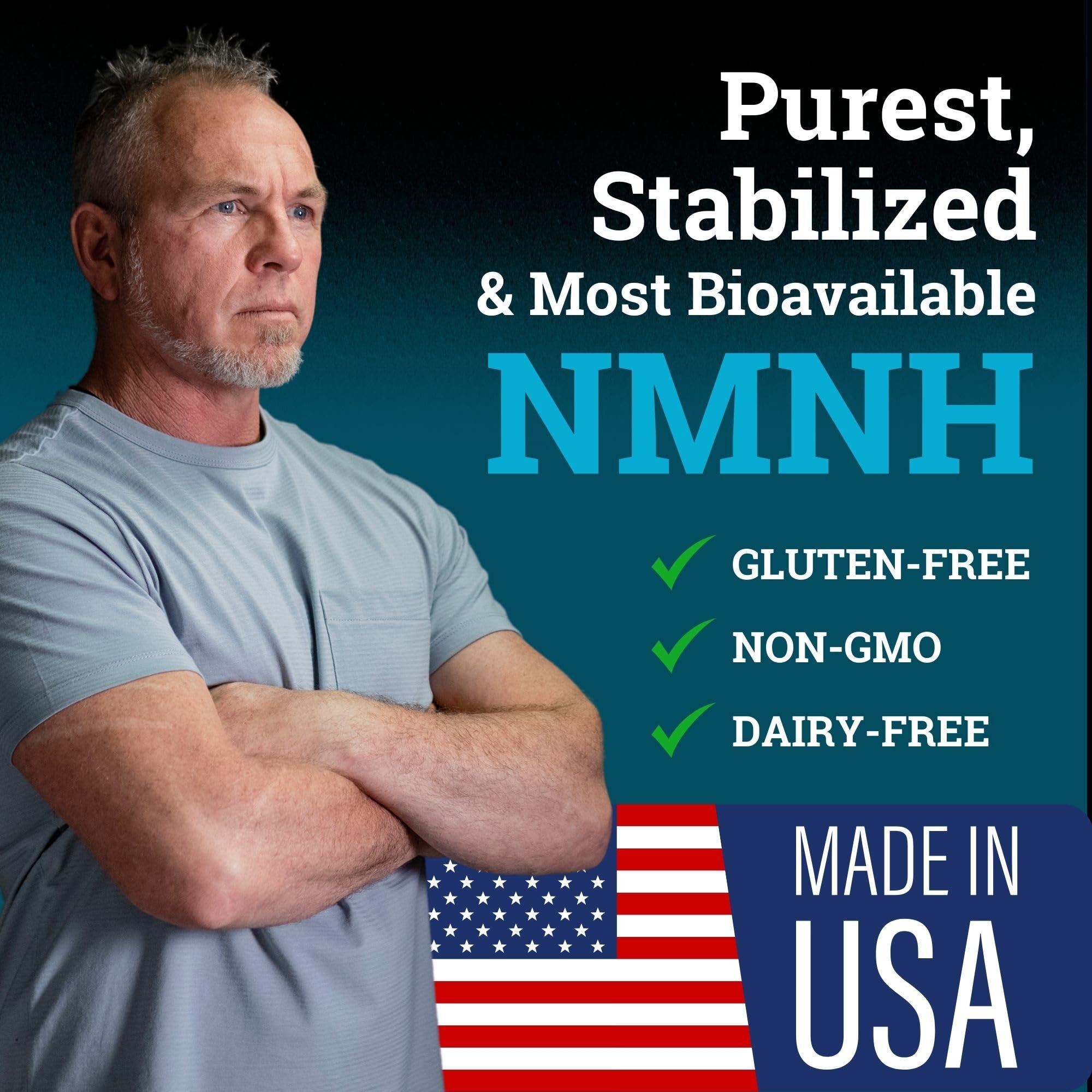 NMNH Supplement 250MG Pure Dihydro-Nicotinamide Mononucleotide (NMN Supplement Alternative with Bioperine® For 3X The Bioavailability) NAD Supplement to Boost NAD+ Levels For Anti-Aging & Energy Black Forest buy supplements canada