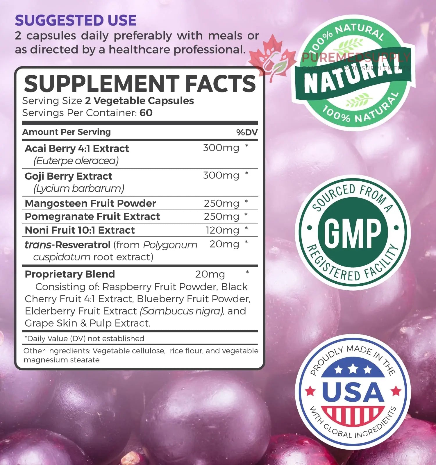 Super Greens & Antioxidants (2-Month Supply) Antioxidant Power Greens Bundle of Organic Super Greens Powder - Complete Superfood (120 Capsules) & Super Antioxidants - Powerful Superfood (120 Capsules) Healths Harmony buy supplements canada