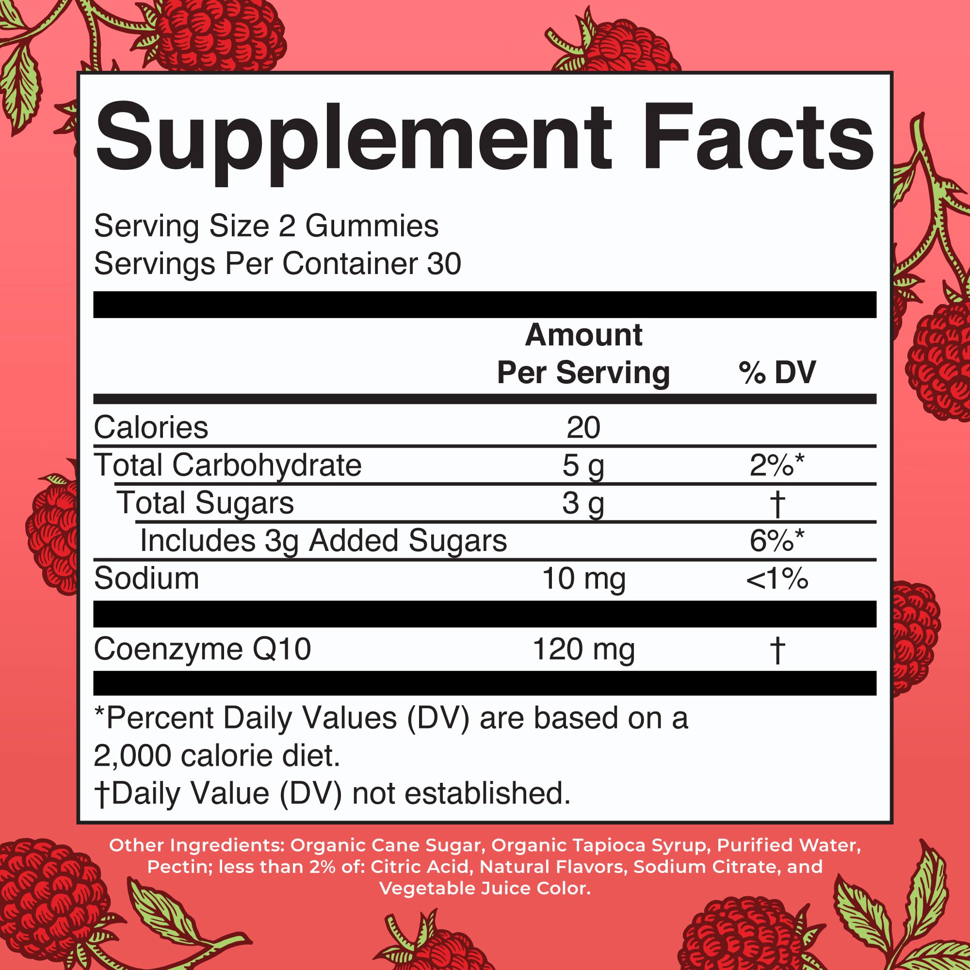 MaryRuth Organics CoQ10 Gummies | Coenzyme Q10 | Gummy Supplements for Heart Health & Cellular Health | Antioxidant | CoQ10 120 mg | Vegan | Non-GMO | Gluten Free | 60 Count | 1 Month Supply MARYRUTH'S buy supplements canada