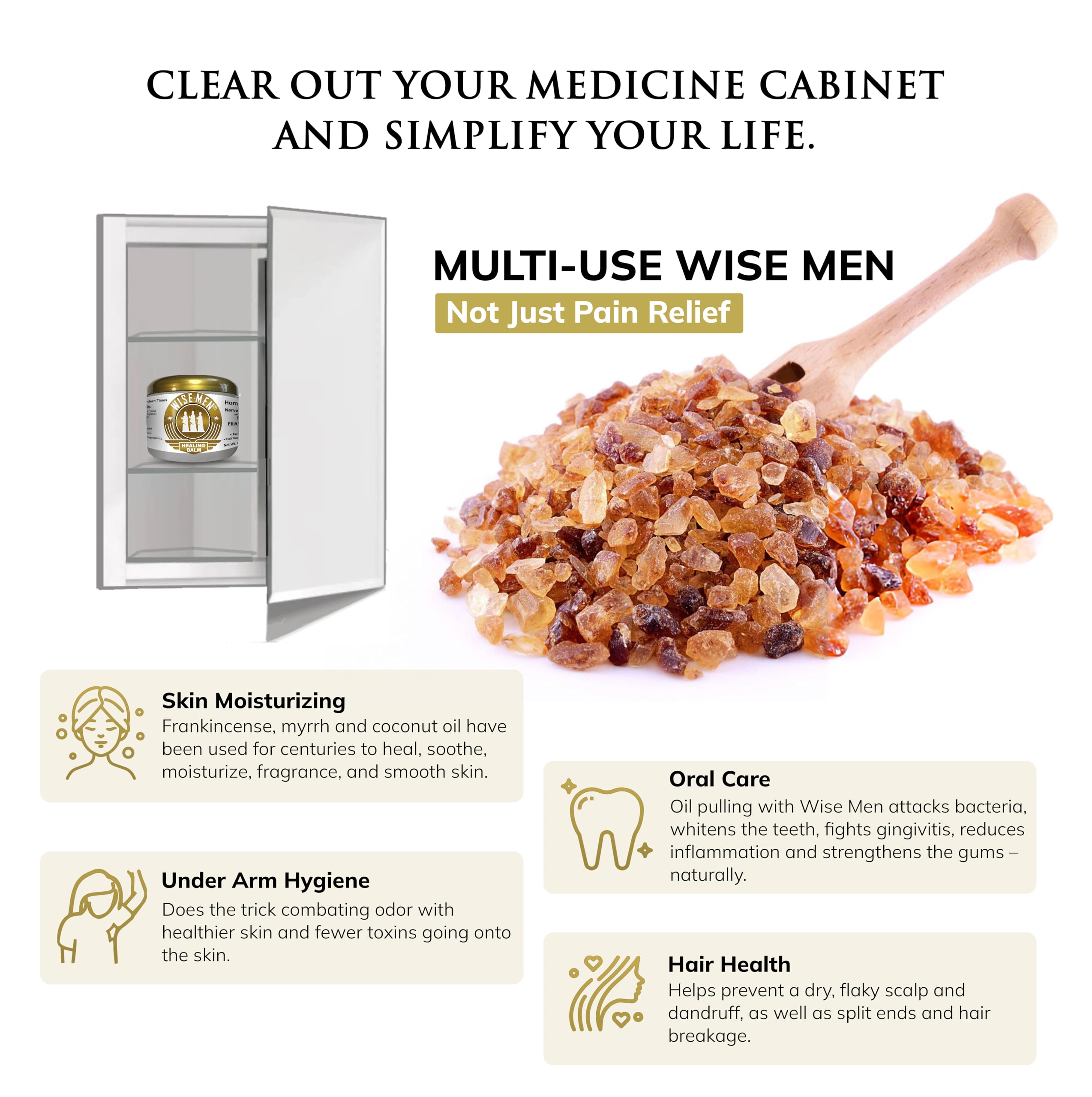Wise Men Healing Balm with Myrrh and Frankincense Essential Oils for Soothing Nerve Relief Massage Wise Men buy supplements canada