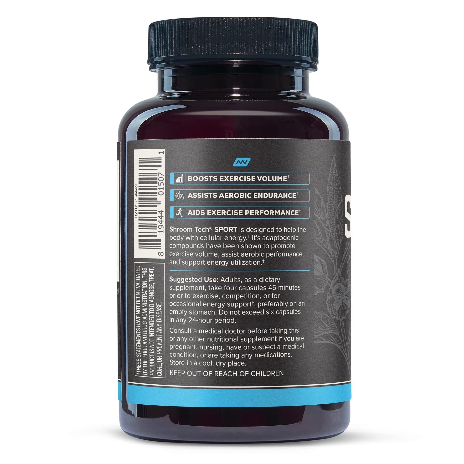 Onnit Shroom TECH Sport (84ct) | All Natural Pre-Workout Supplement with Ashwagandha ONNIT buy supplements canada