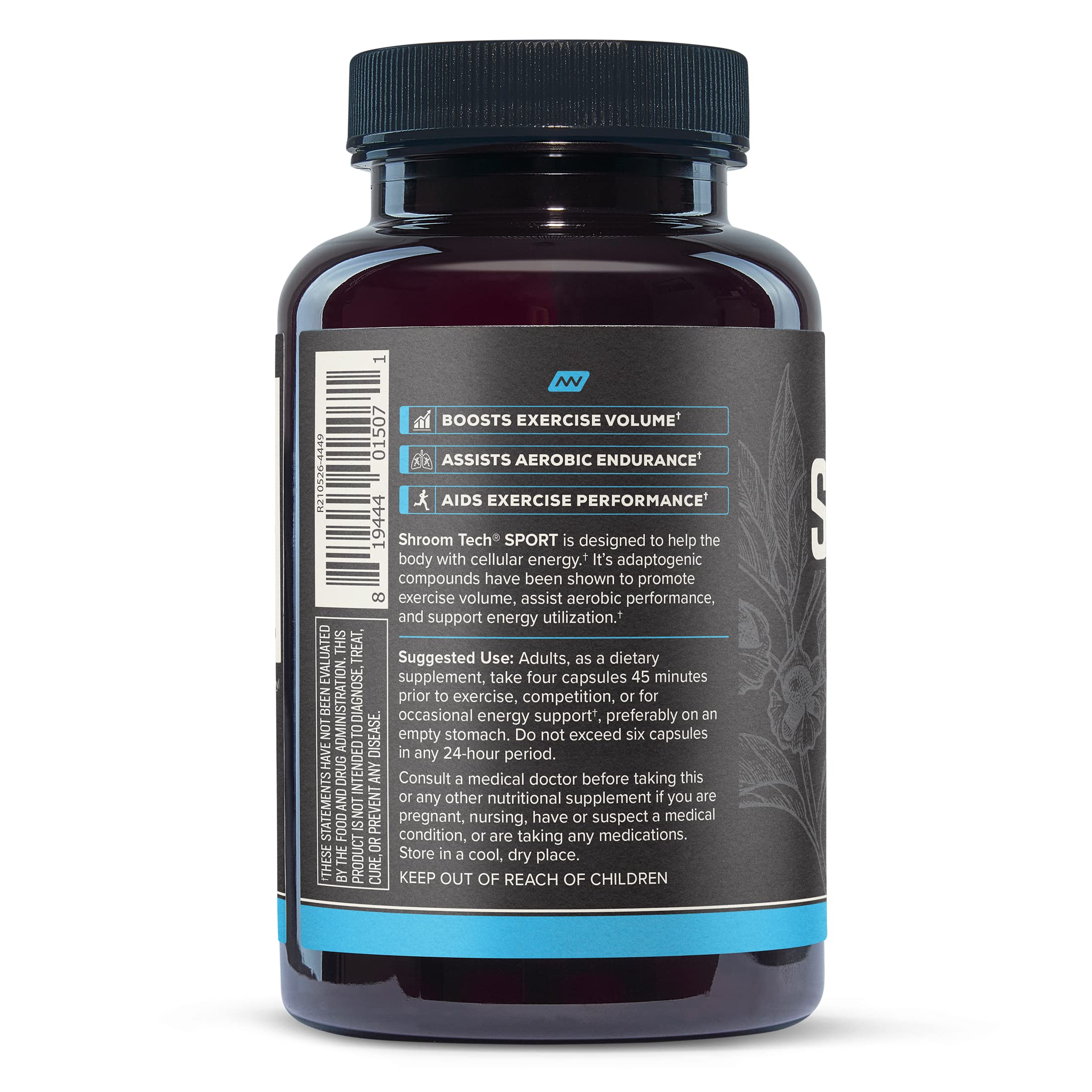 Onnit Shroom TECH Sport (84ct) | All Natural Pre-Workout Supplement with Ashwagandha ONNIT buy supplements canada