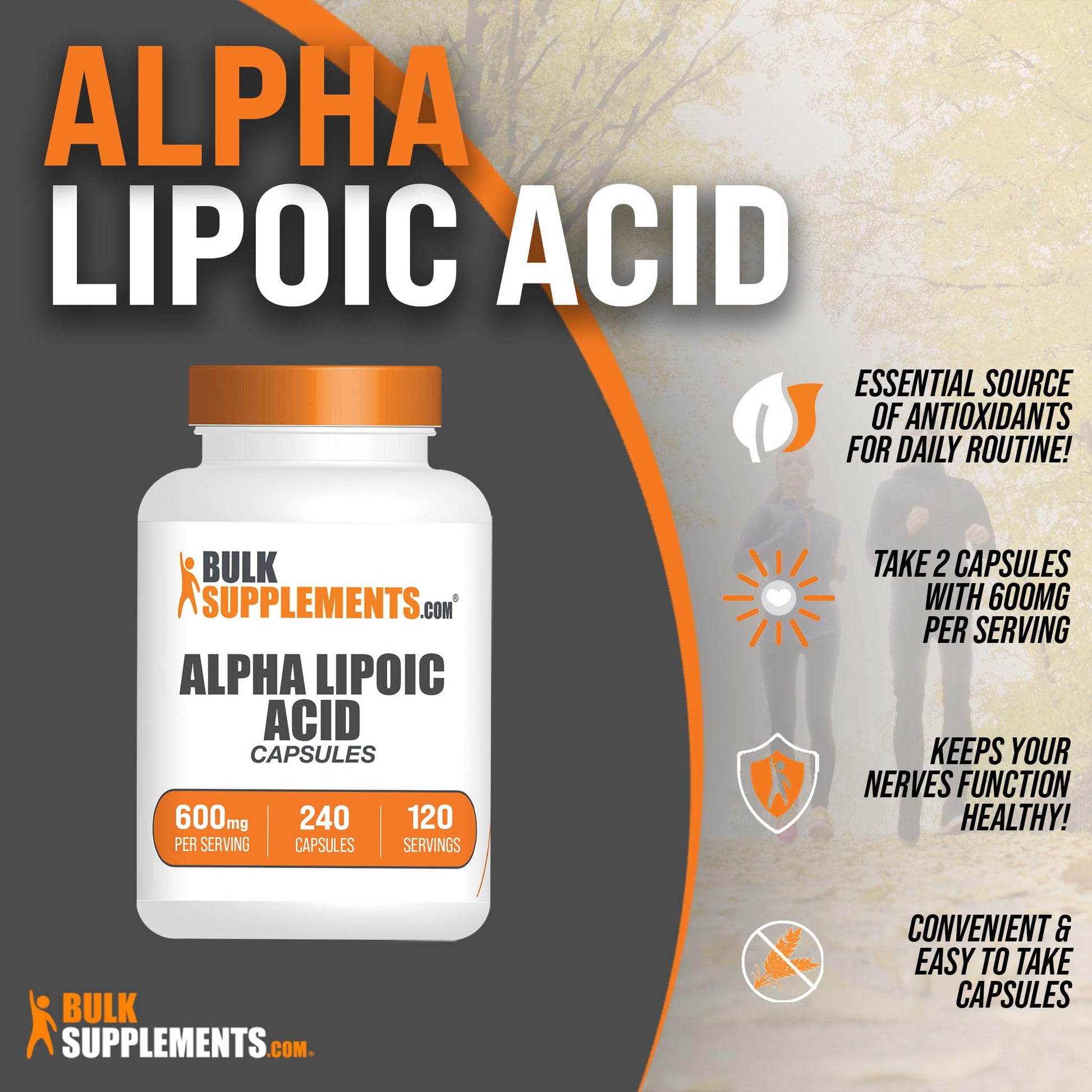 BULKSUPPLEMENTS.COM Alpha Lipoic Acid Capsules - ALA Supplement, Alpha Lipoic BULKSUPPLEMENTS.COM buy supplements canada