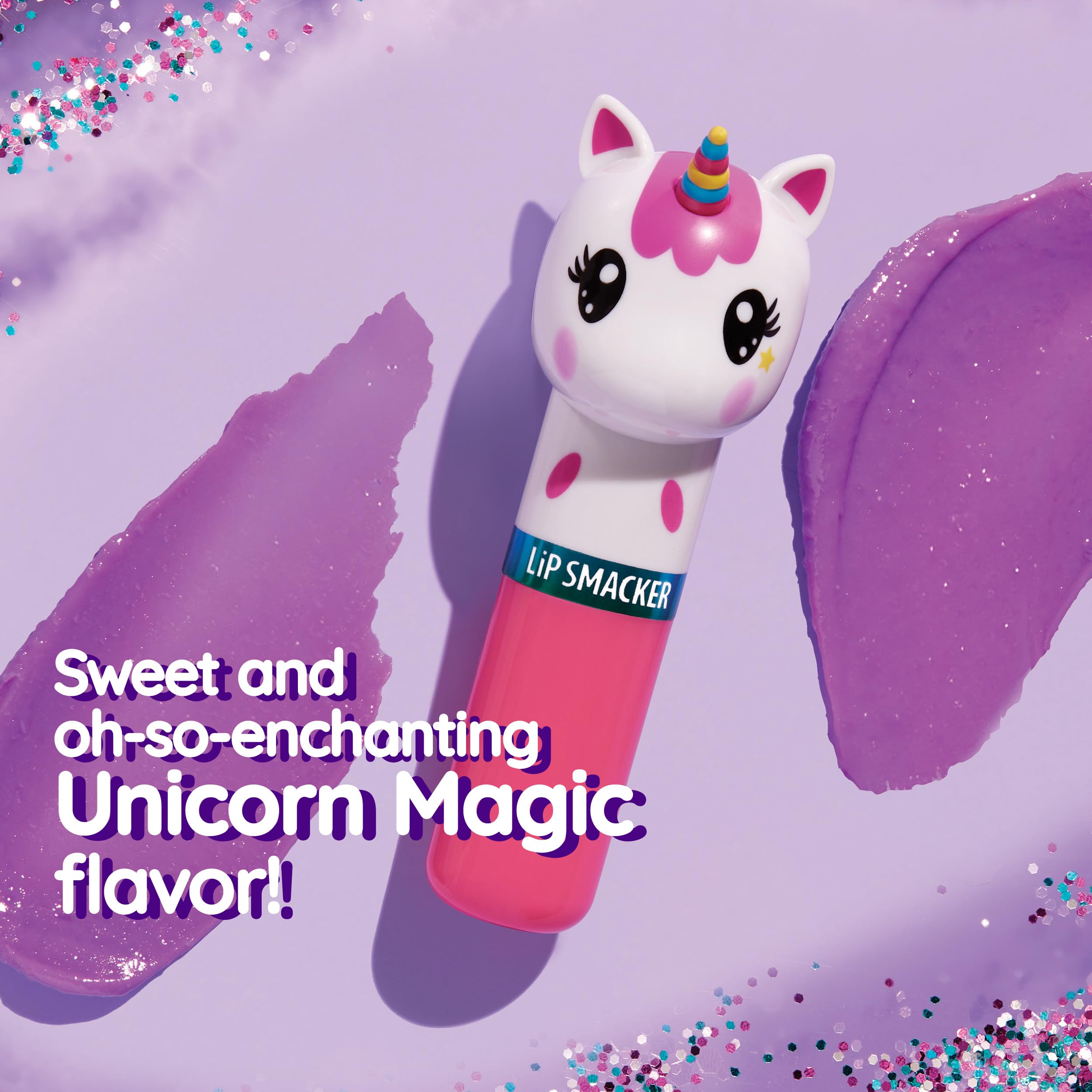 Lip Smacker Lippy Pals Unicorn, Flavored Moisturizing & Smoothing Soft Shine Lip Balm, Hydrating & Protecting Fun Tasty Flavors, Cruelty-Free & Vegan - Unicorn Magic Lip Smacker buy supplements canada