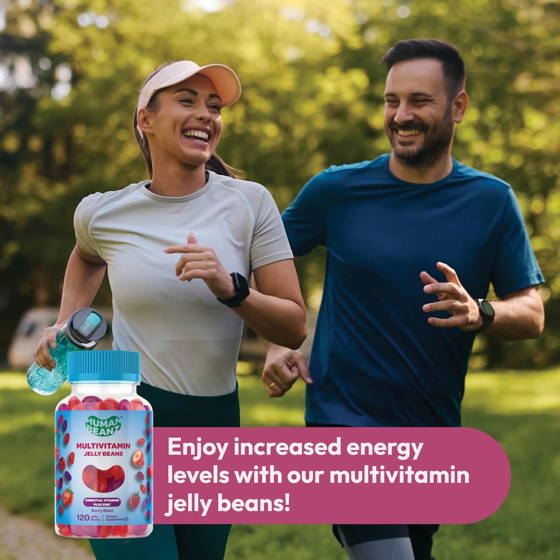 Human Beanz Multivitamin Jelly Bean Gummies with Zinc for Men and Women, Immune Support Dietary Supplements for Adults, Vegetarian Human Beanz buy supplements canada
