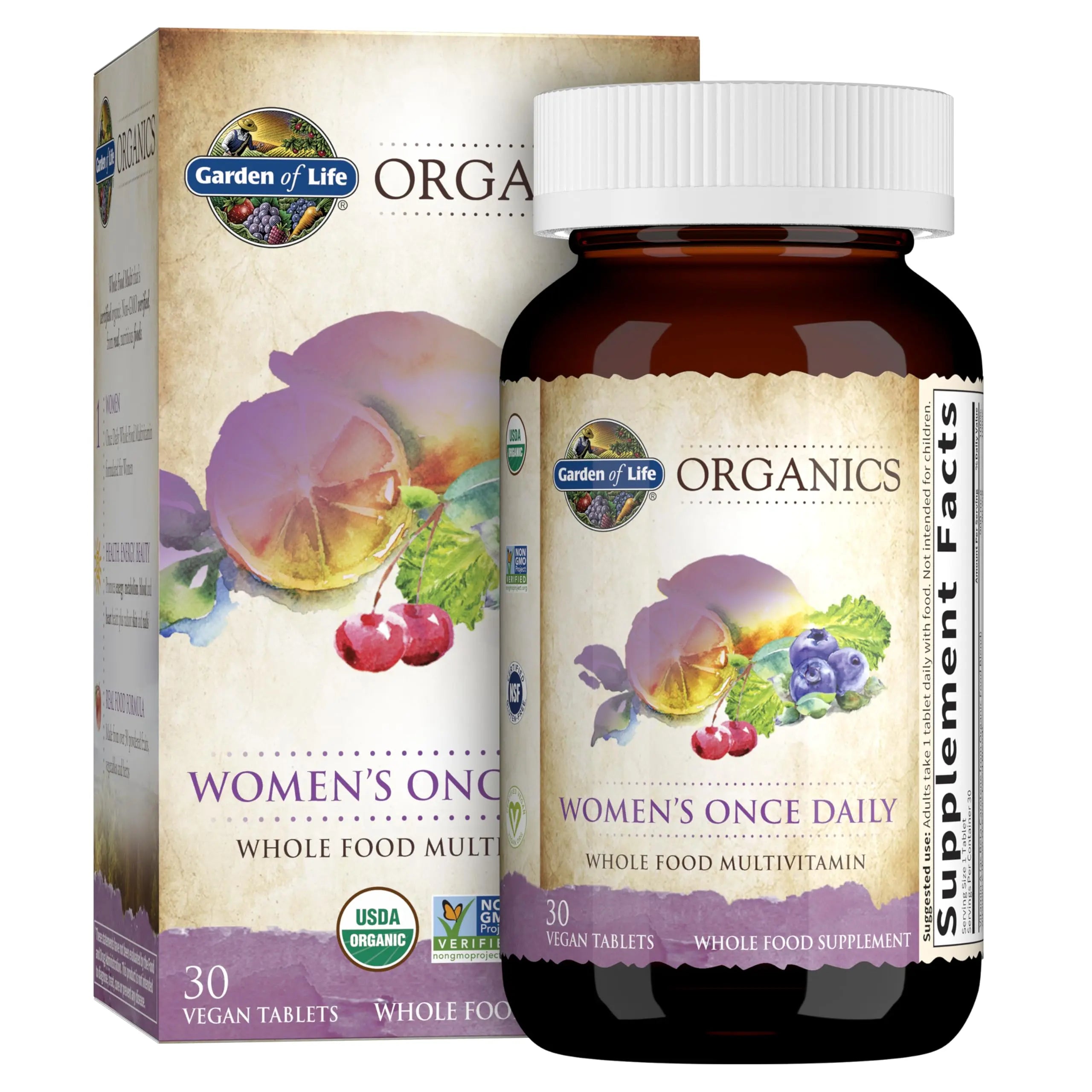Garden of Life Organics Vitamins for Women 40+ - 60 Tablets and Once Daily Multi - 30 Tablets Garden of Life buy supplements canada