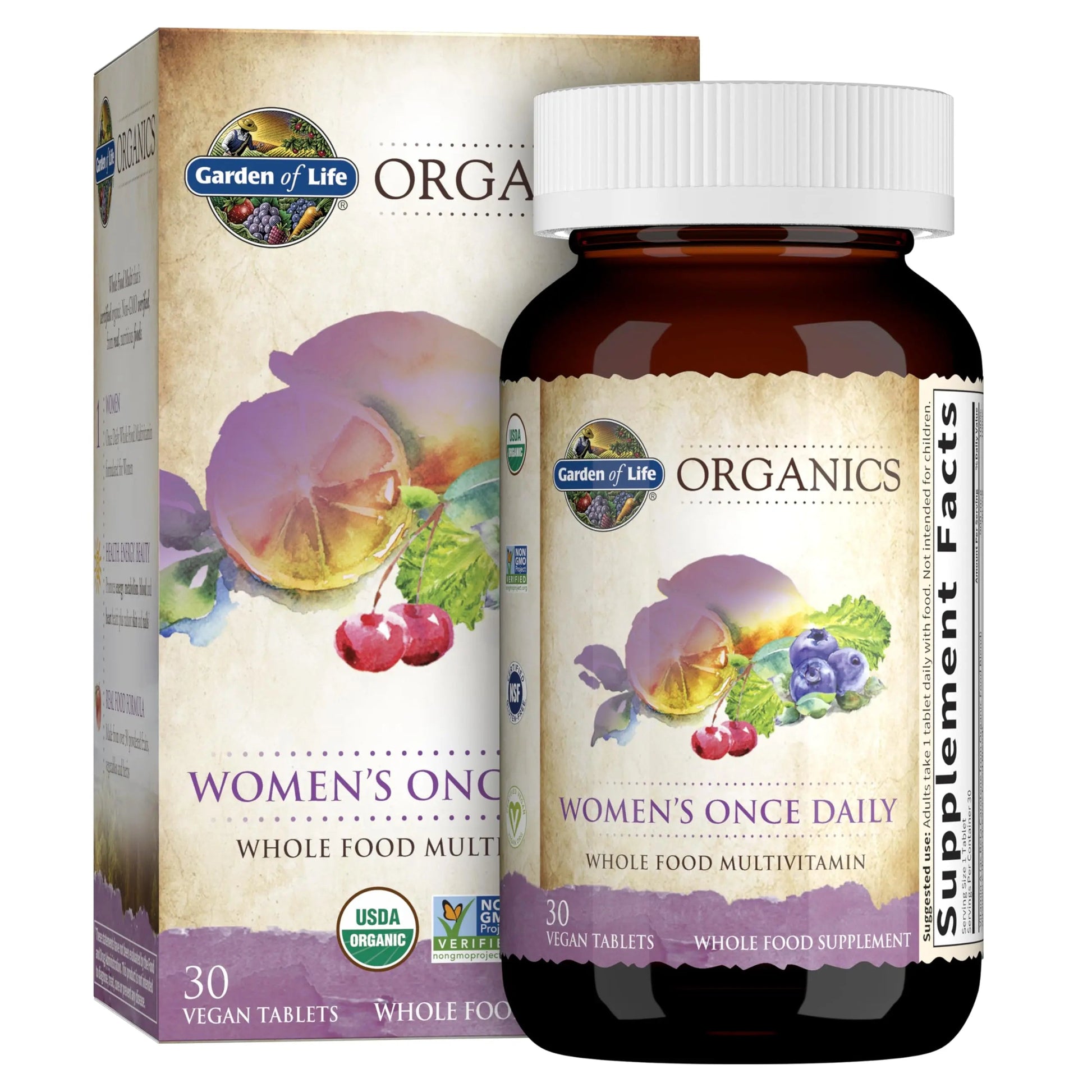 Garden of Life Women's Multivitamin & Organic Multivitamin Bundle, 60 Count Garden of Life buy supplements canada