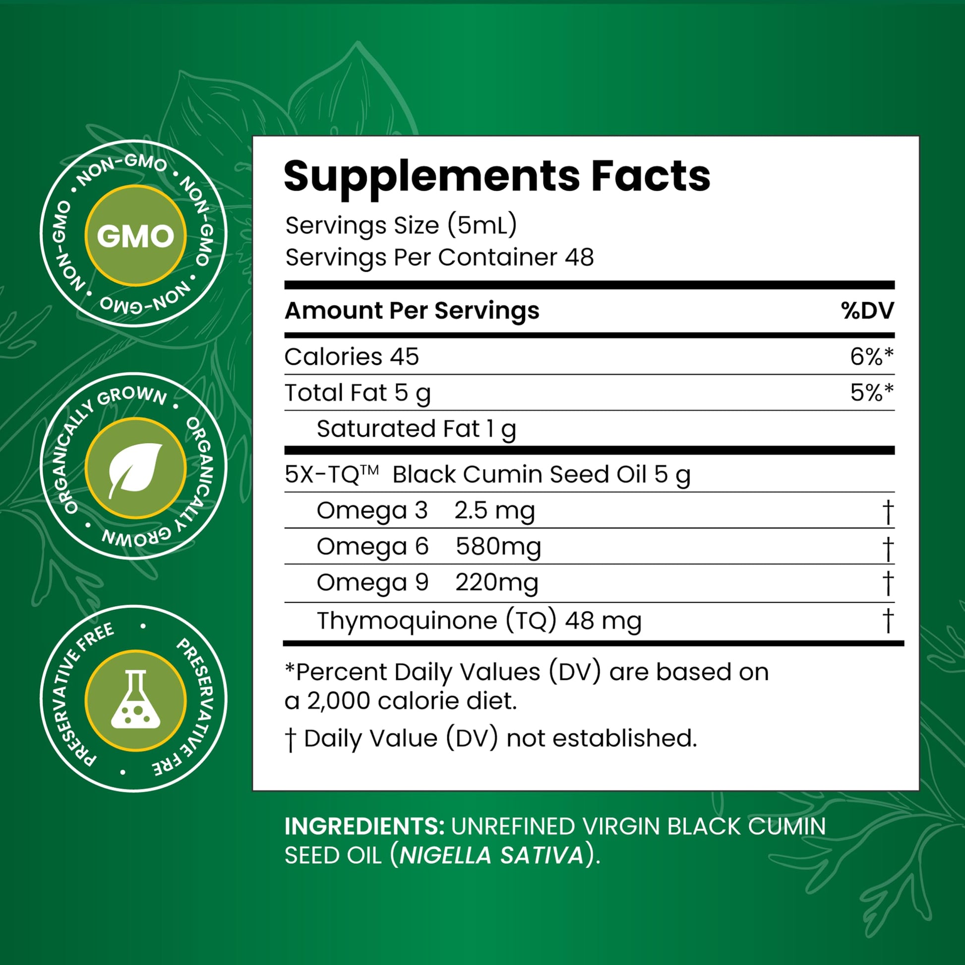 Amazing Herbs Premium Liquid Black Seed Oil - Cold Pressed with Nigella & Sativa, Aids in Digestive Health, Omegas 3 6 & 9, Immune Support, Brain Function Amazing Herbs buy supplements canada