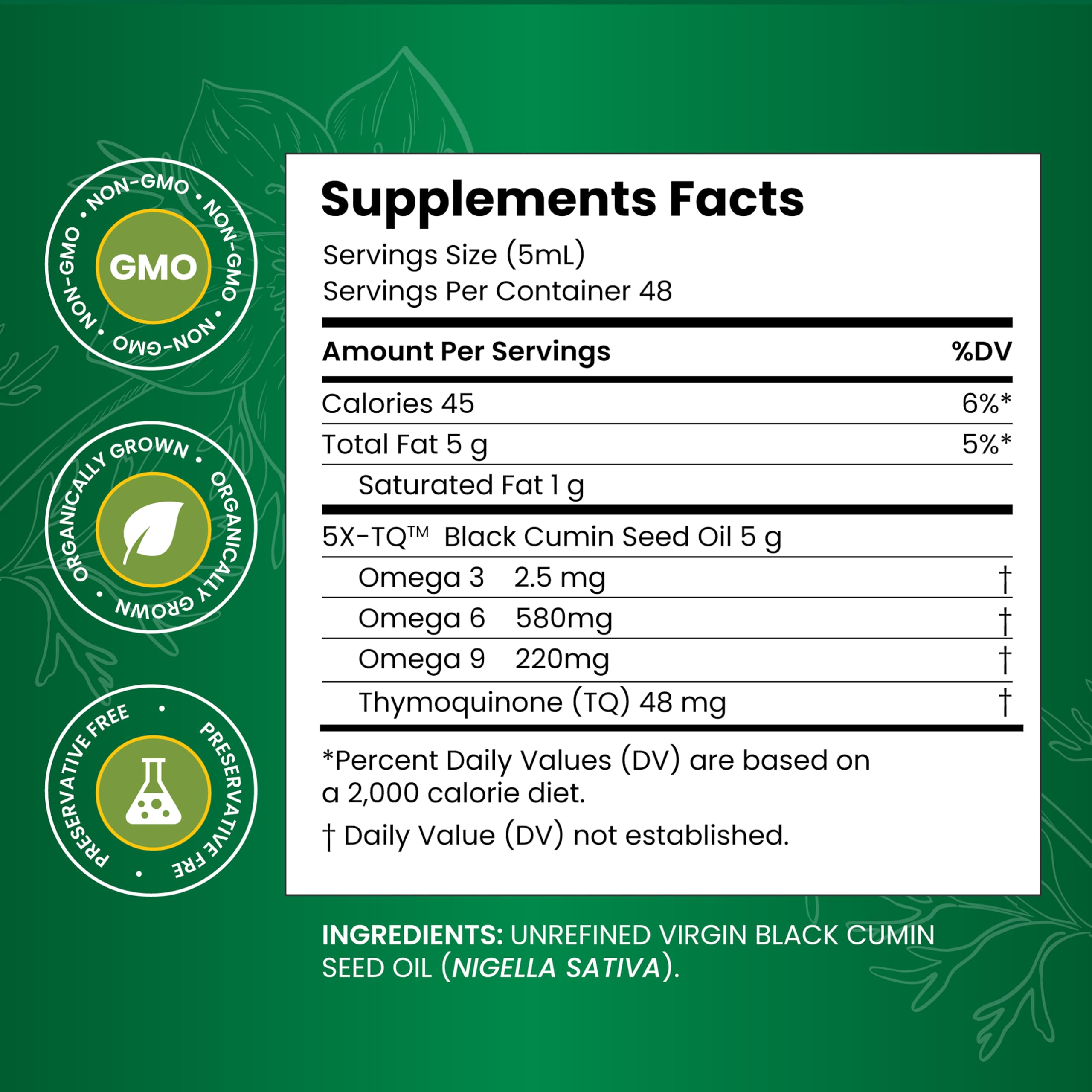 Amazing Herbs Premium Liquid Black Seed Oil - Cold Pressed with Nigella & Sativa, Aids in Digestive Health, Omegas 3 6 & 9, Immune Support, Brain Function Amazing Herbs buy supplements canada