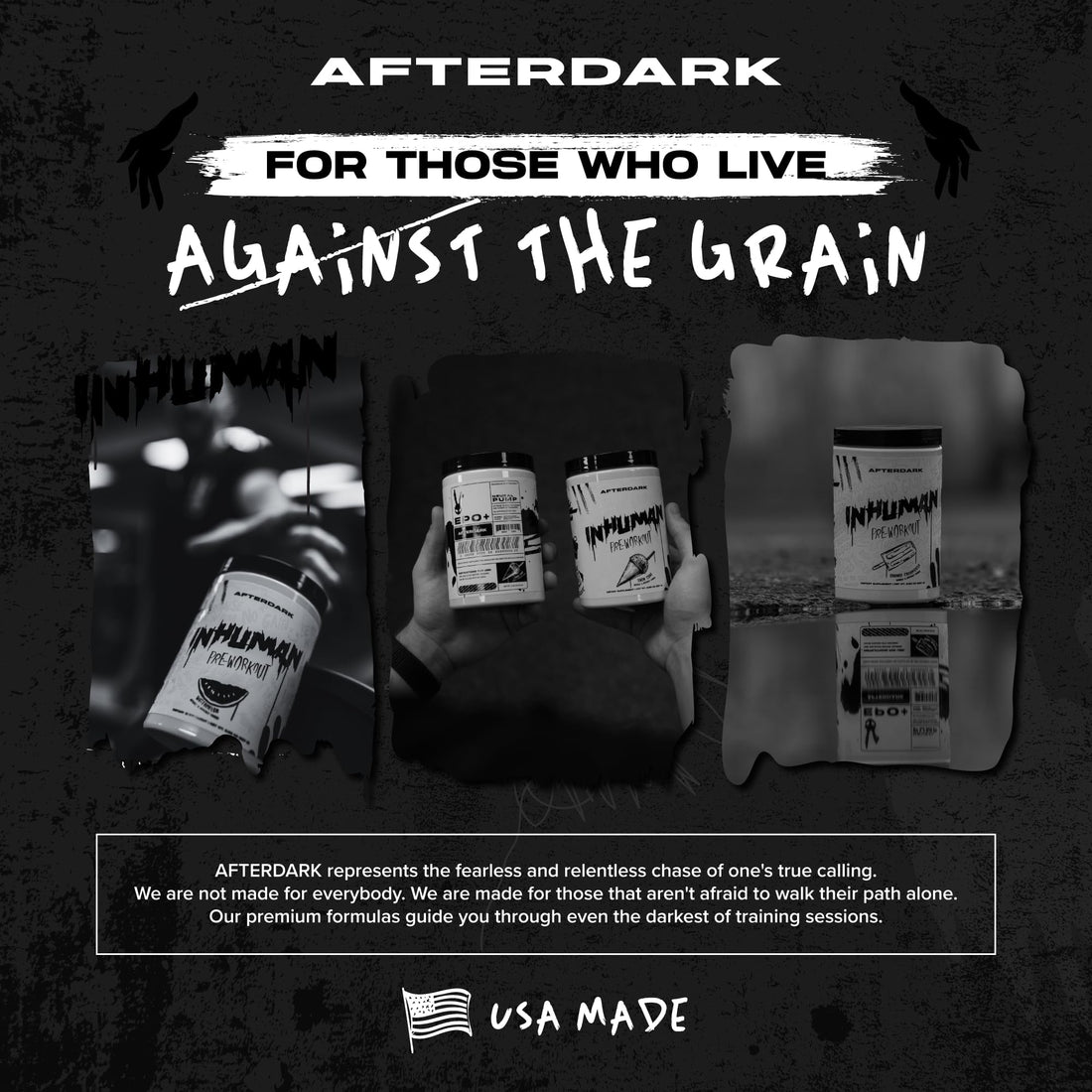 AFTERDARK INHUMAN Pre-Workout Powder, Enhanced Mind-Muscle Connection AFTERDARK buy supplements canada