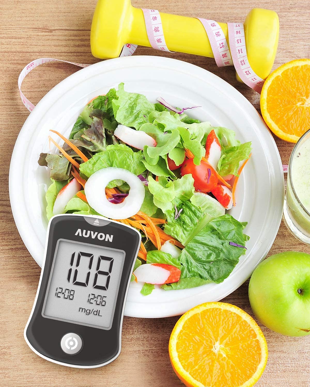AUVON Blood Glucose Monitor Kit, High Accuracy Blood Sugar Test Kit AUVON buy supplements canada