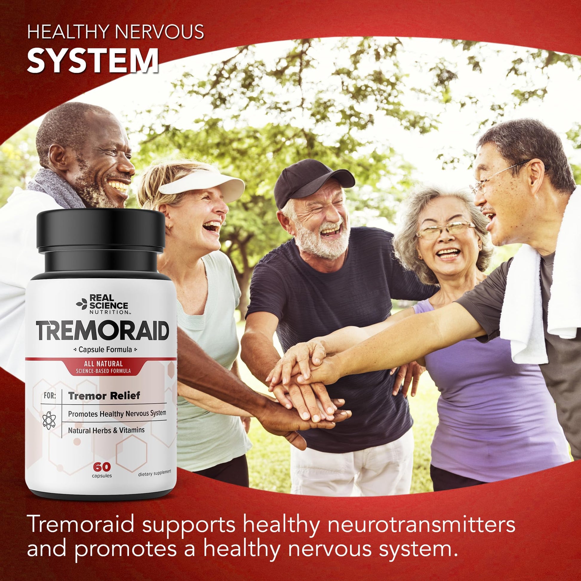 Tremoraid Essential Tremor Relief Supplements (60 Caps)* (3 Bottles) Tremoraid buy supplements canada