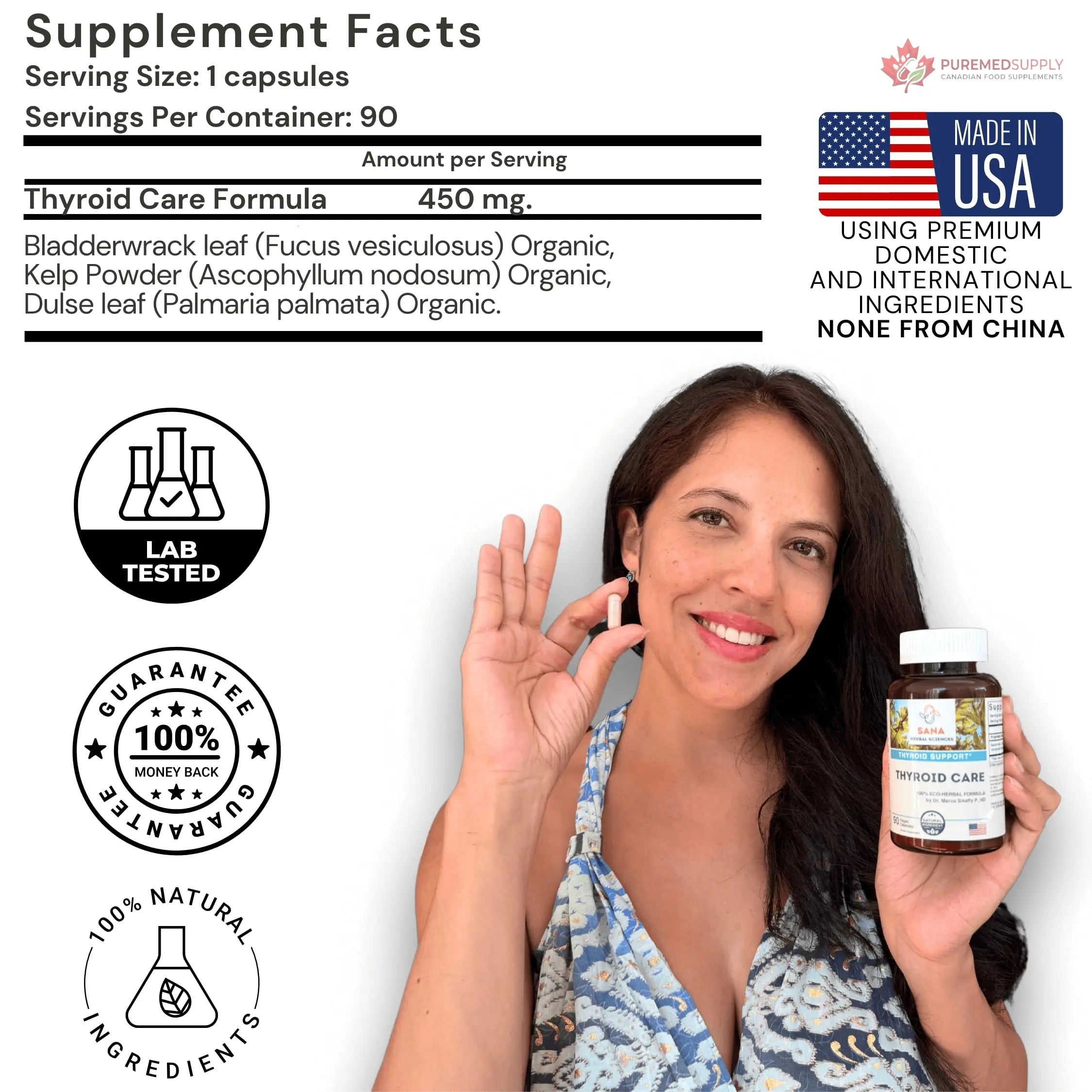 Sana Herbal Sciences Artery Plaque Removal & Sea Iodine Thyroid Support Organic Blends Sana Herbal Sciences buy supplements canada