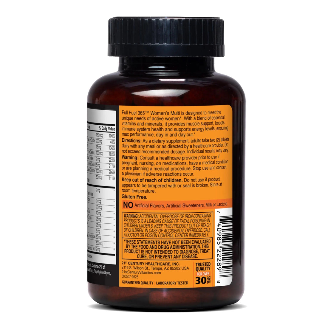 21st Century Full Fuel 365 Active Women’s Multivitamin, 120 Tablets, Daily Vitamins and Minerals for Energy, Muscle Support, Immune Health 21st Century buy supplements canada