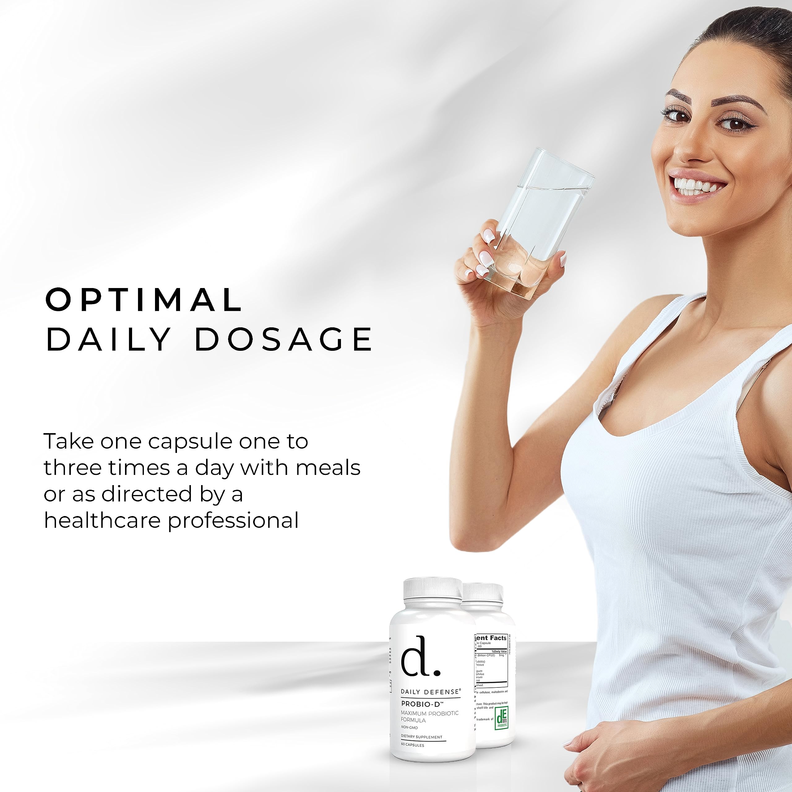 Daily Defense Probiotic Immune Support Supplement - Daily Probiotics for Men with Constipation & Gas - Digestion and Bloating Supplement & Probiotics for Women - 60 Capsules, PROBIO-D Daily Defense buy supplements canada
