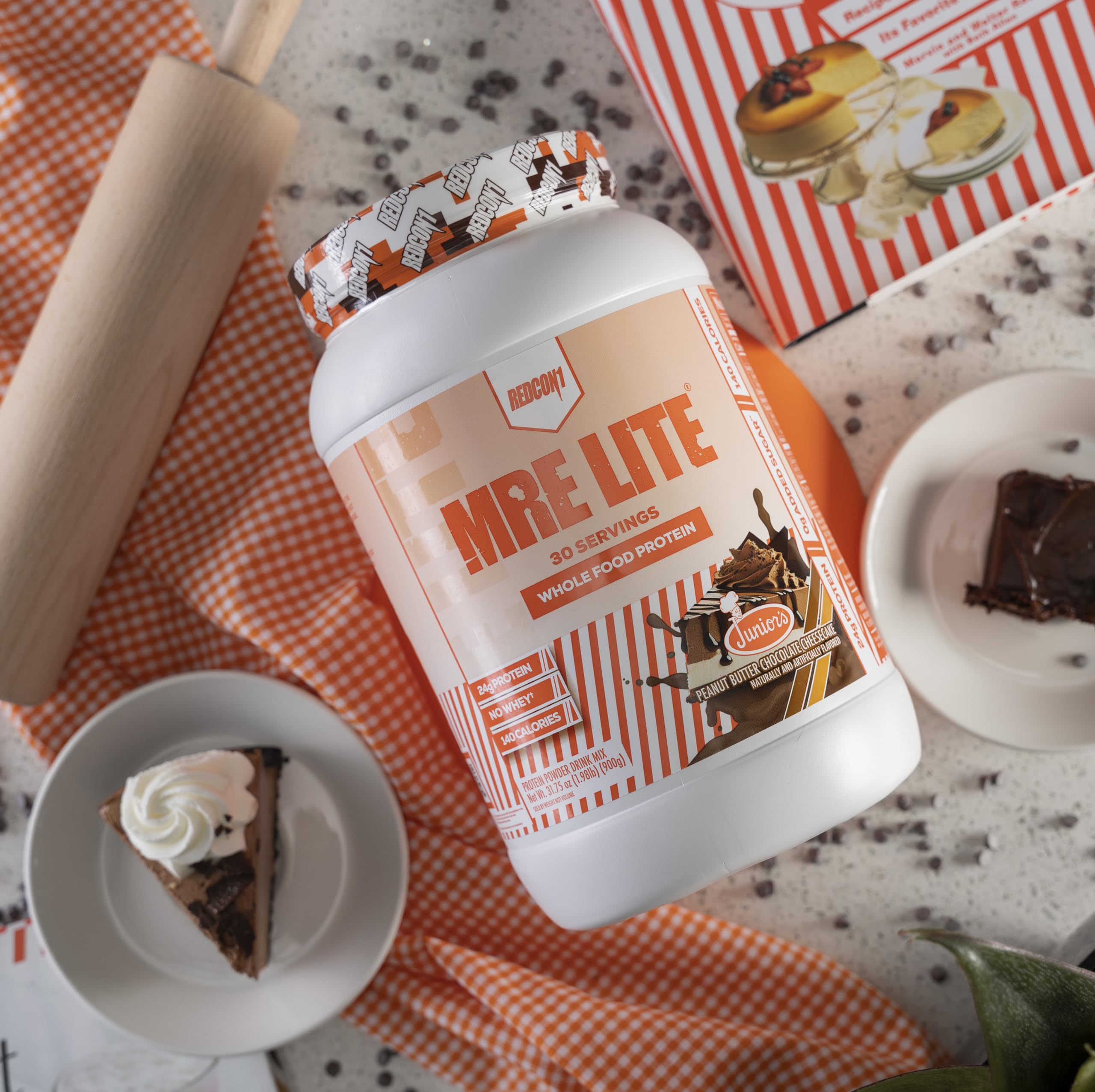 REDCON1 MRE Lite Whole Food Protein Powder, Juniors, Peanut Butter Chocolate REDCON1 buy supplements canada