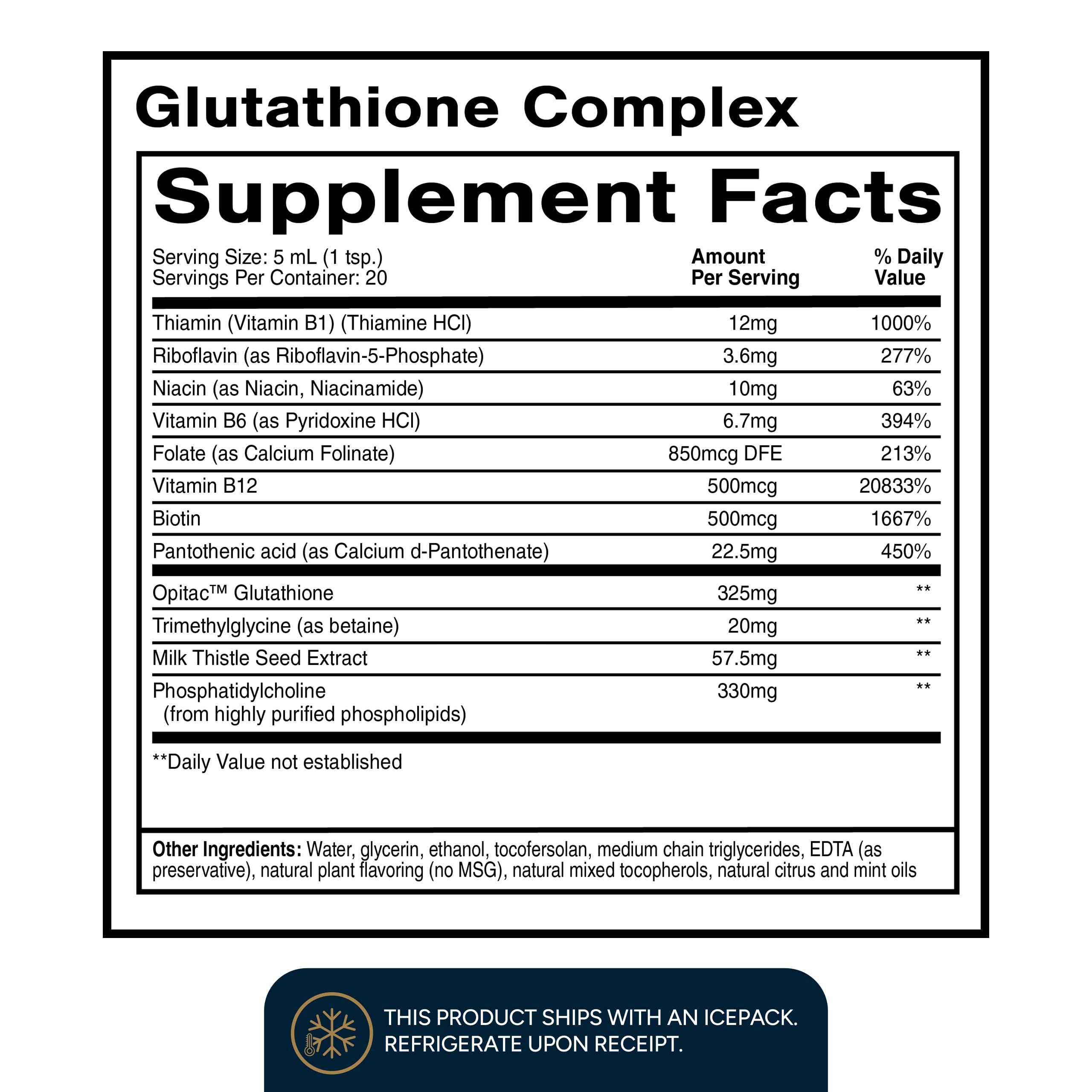 Quicksilver Scientific Glutathione Complex - Superior Absorption Antioxidant Supplement with Liquid Glutathione & Milk Thistle - Vitamin B Complex - Supplement for Daily Use (3.38 fl oz) Quicksilver Scientific buy supplements canada