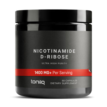 Toniiq Ultra High Potency 1400mg NAD Supplement - NAD+ Nicotinamide B3 Blend with D-Ribose, Niacin -with RiaGev - 3rd Party Tested Toniiq buy supplements canada