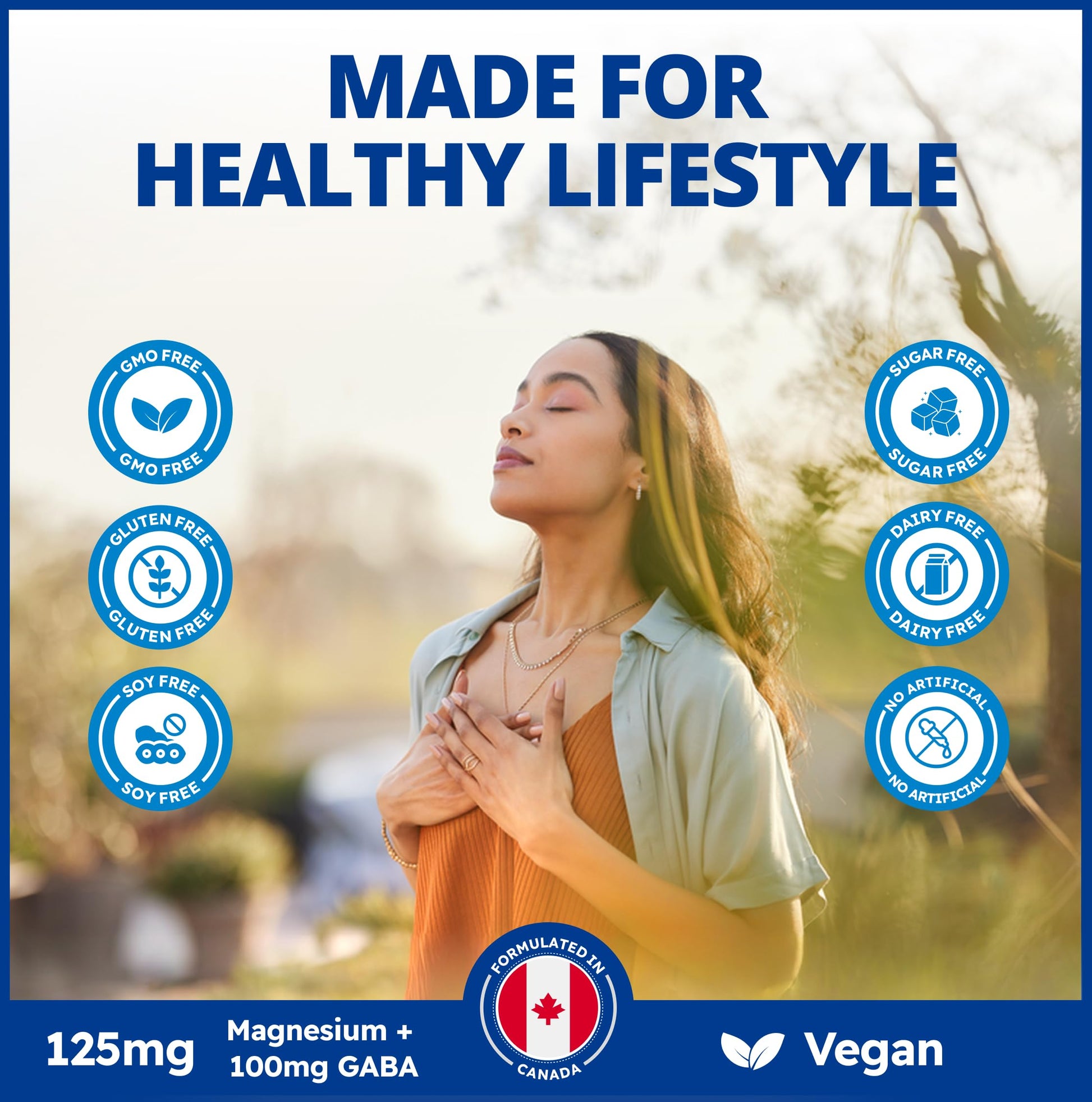 CanPrev Magnesium Bisglycinate Chelated + GABA & Melatonin, 120 Veg Caps, 120-Day Supply, Support Restful Night, Muscle Function, Promote Relaxation & Balanced Sleep-Wake Cycle, Vegan, No GMO & Gluten CanPrev buy supplements canada