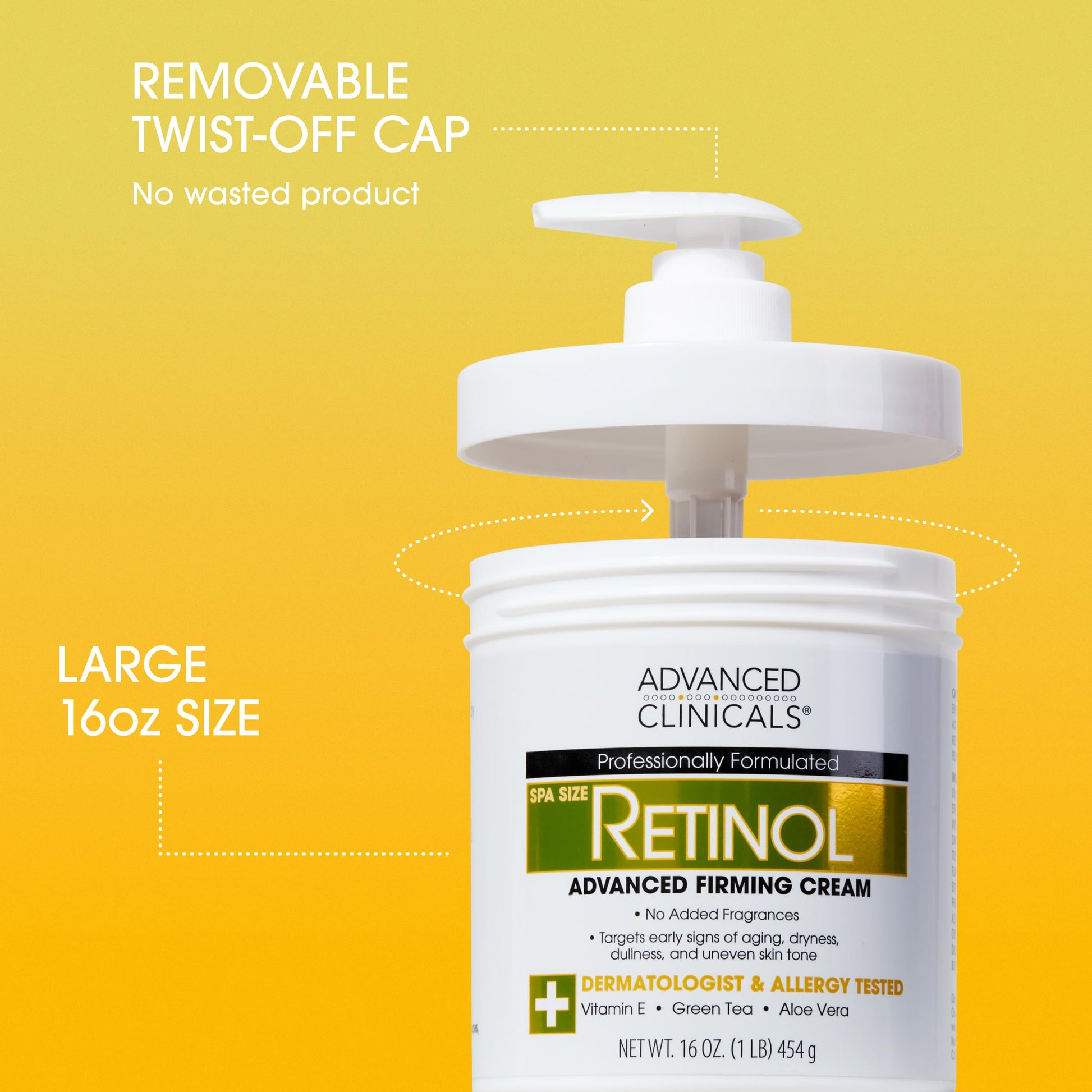 Advanced Clinicals Retinol Body Lotion & Face Moisturizer | Visible Anti Aging Skin Care Retinol Body Cream For Women & Men Targets Look Of Fine Lines Advanced Clinicals buy supplements canada