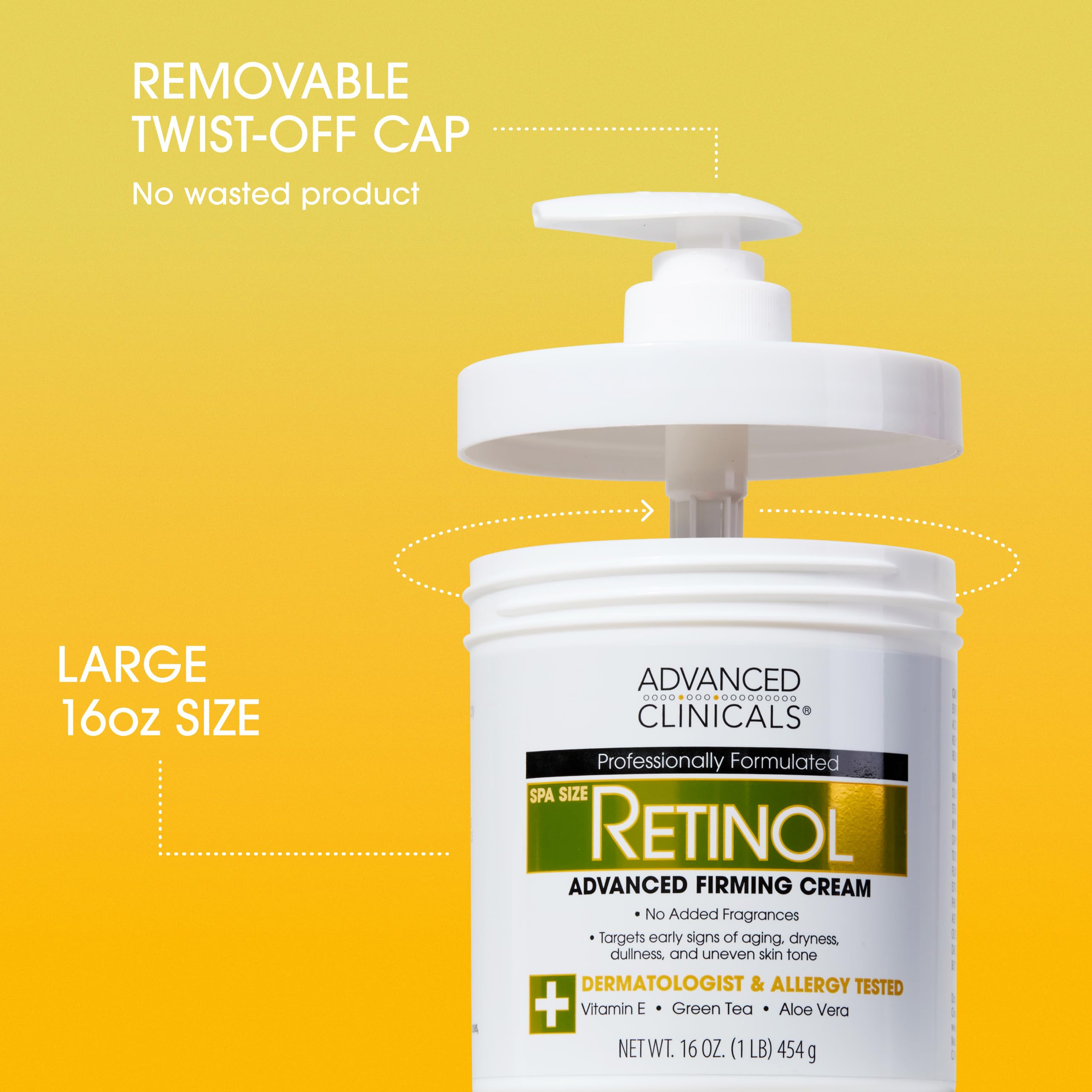 Advanced Clinicals Retinol Body Lotion & Face Moisturizer | Visible Anti Aging Skin Care Retinol Body Cream For Women & Men Targets Look Of Fine Lines Advanced Clinicals buy supplements canada