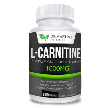 DR. MARTIN'S NUTRITION Extra Strength L-Carnitine - 200 Capsules - 1000mg Per Serving DR. MARTIN'S NUTRITION buy supplements canada