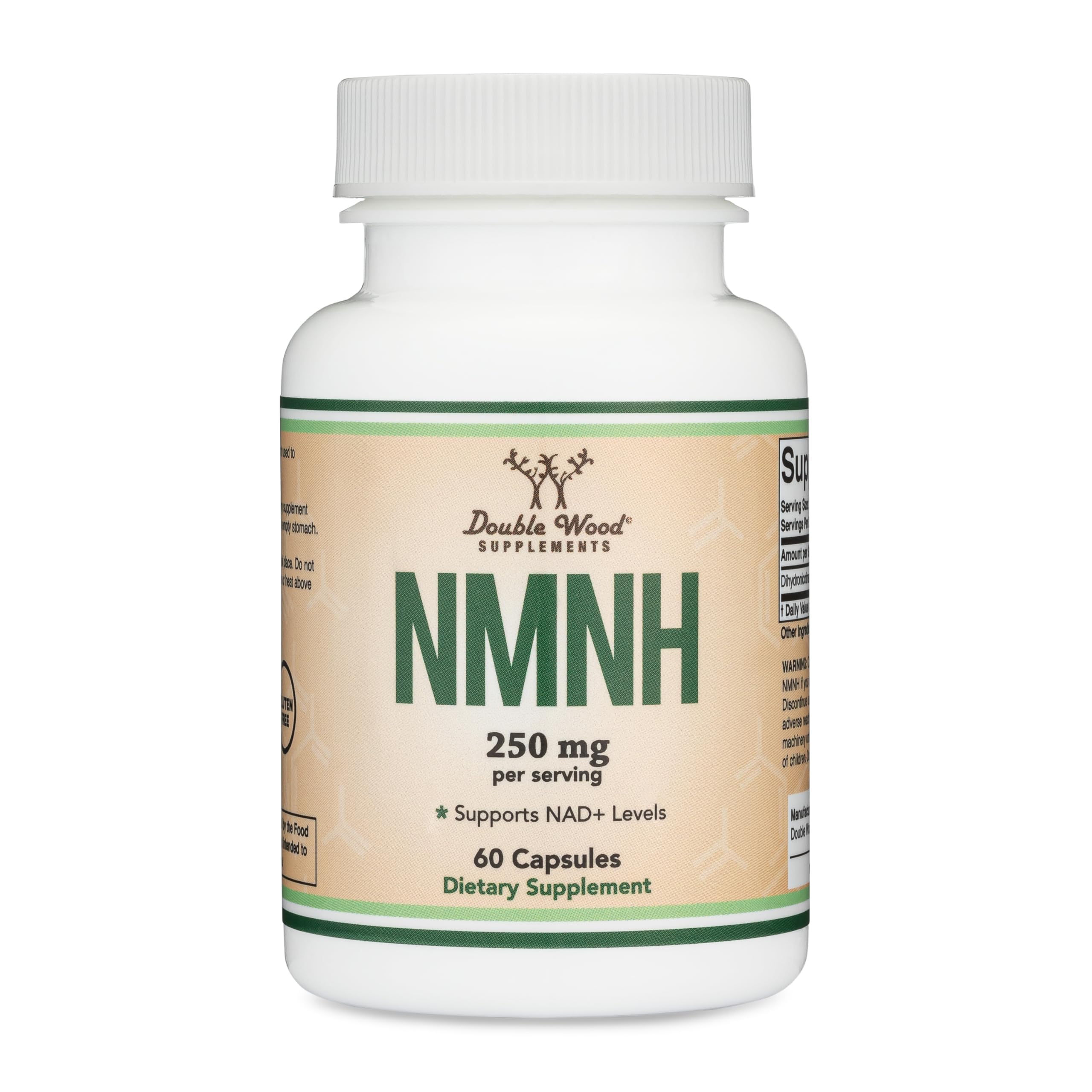 NMNH (NMN Supplement Alternative) Only Clinically Studied Ingredient - Boosts NAD+ Levels for Anti Aging and Cell Regeneration by Double Wood Double Wood Supplements buy supplements canada