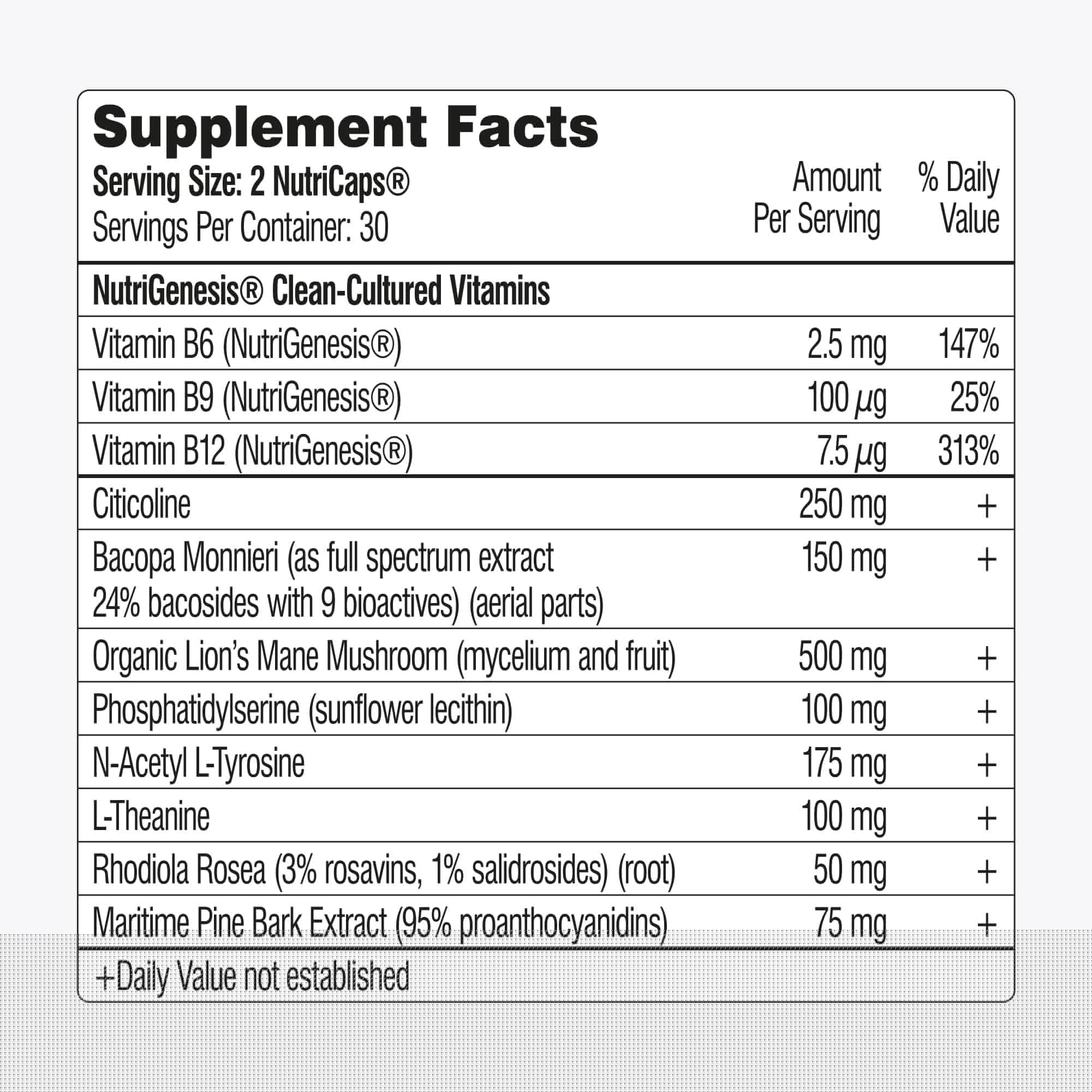 Mind Lab Pro® MLP® v4 Universal  Booster Supplement for Focus, Memory, Clarity, Energy - 60-Count - Plant-Based, Naturally Sourced Memory Vitamins Mind Lab Pro buy supplements canada