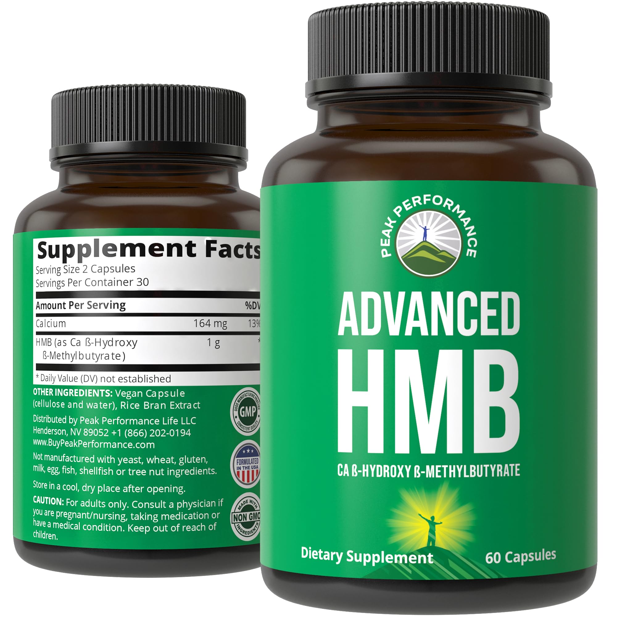 Peak Performance Advanced HMB Supplement for Men & Women. Calcium Beta Hydroxy Beta-Methylbutyrate Capsules. Supplements for Strength, Recovery, & Lean Muscle. 1000mg of Pure HMB Per Serving Peak Performance buy supplements canada
