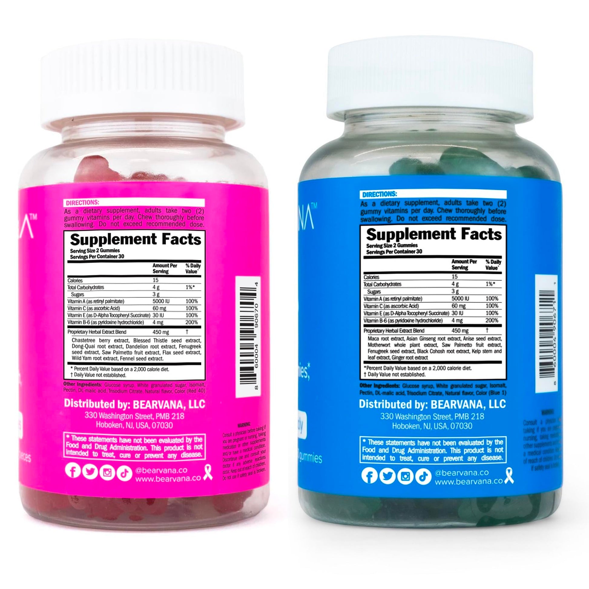 BEARVANA Gummies Combo Pack - Chest and Bum Gummies - Workout Aid - Women’s BEARVANA buy supplements canada