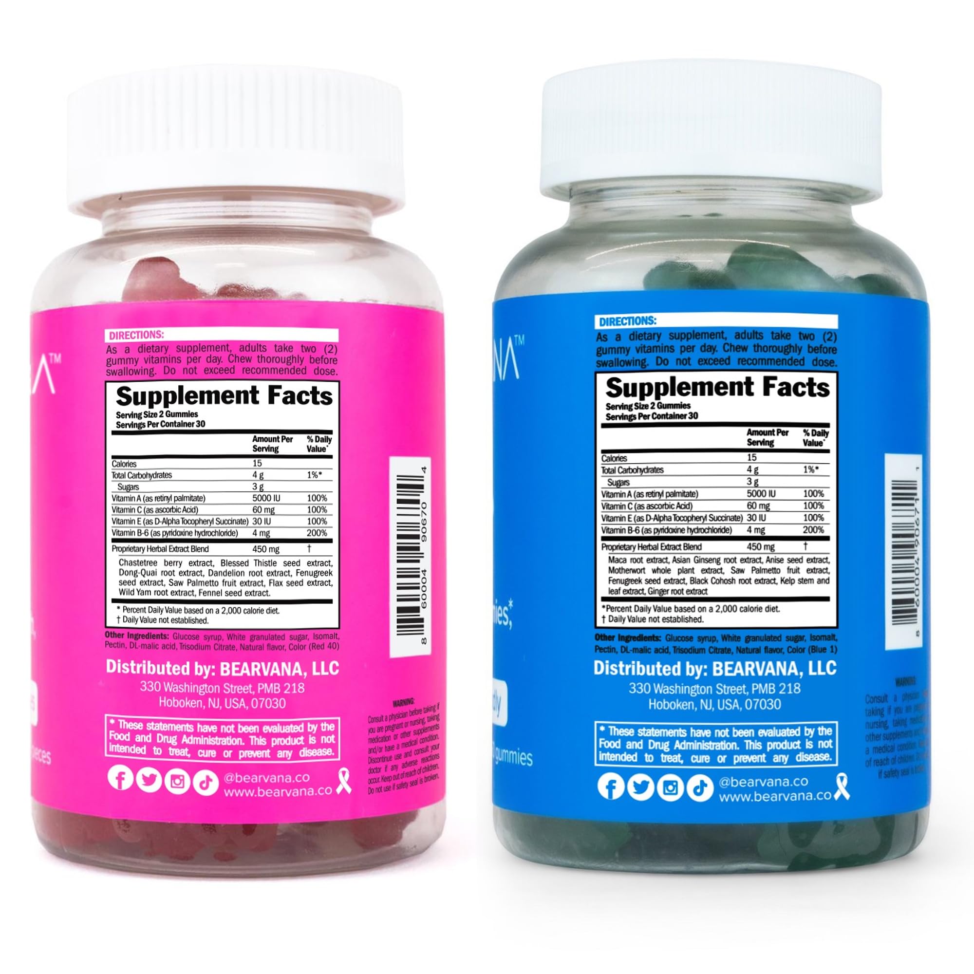 BEARVANA Gummies Combo Pack - Chest and Bum Gummies - Workout Aid - Women’s BEARVANA buy supplements canada