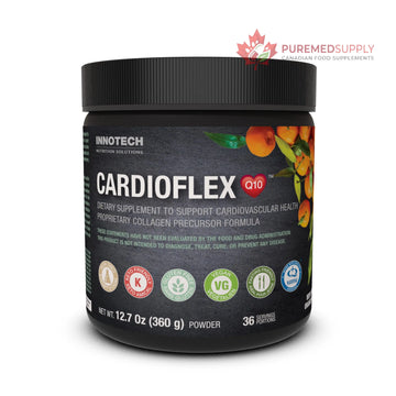 Innotech Nutrition CardioFlex Q10 Heart Health & Energy Support CoQ10 Amino Acids & Electrolytes Orange 360g Innotech Nutrition Solutions buy supplements canada