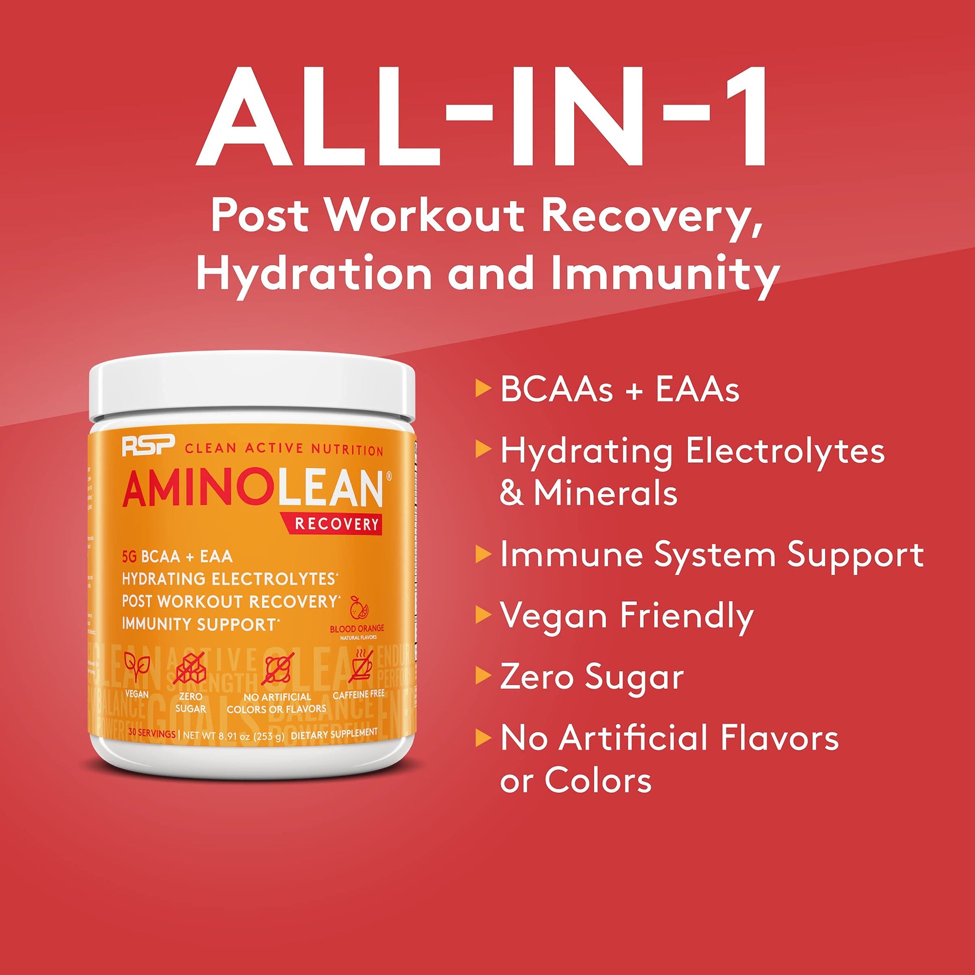 RSP NUTRITION Vegan AminoLean Pre Workout Energy (Pineapple Coconut 25 Servings) RSP NUTRITION buy supplements canada