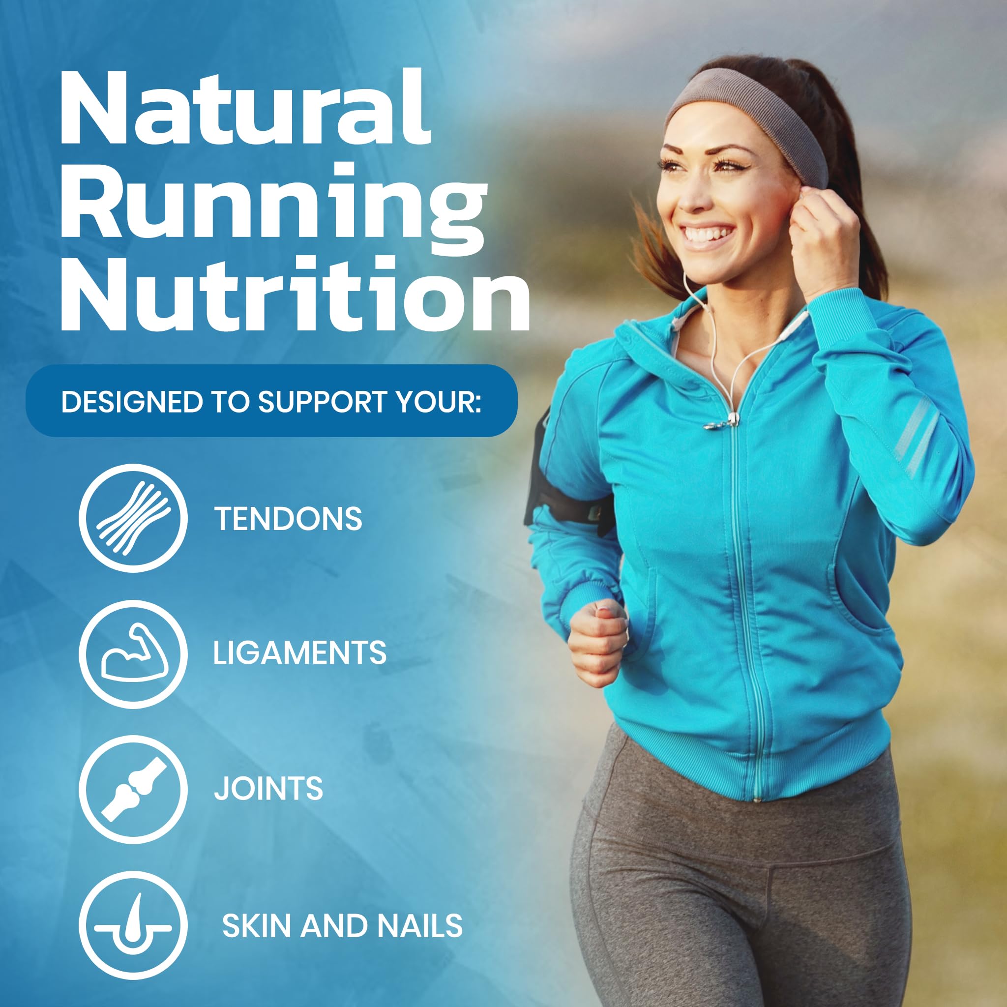 Protein Rebel - Run Easy Marine Collagen Powder for Running, Joint Support - Unflavoured Powder Collagen Protein Rebel buy supplements canada