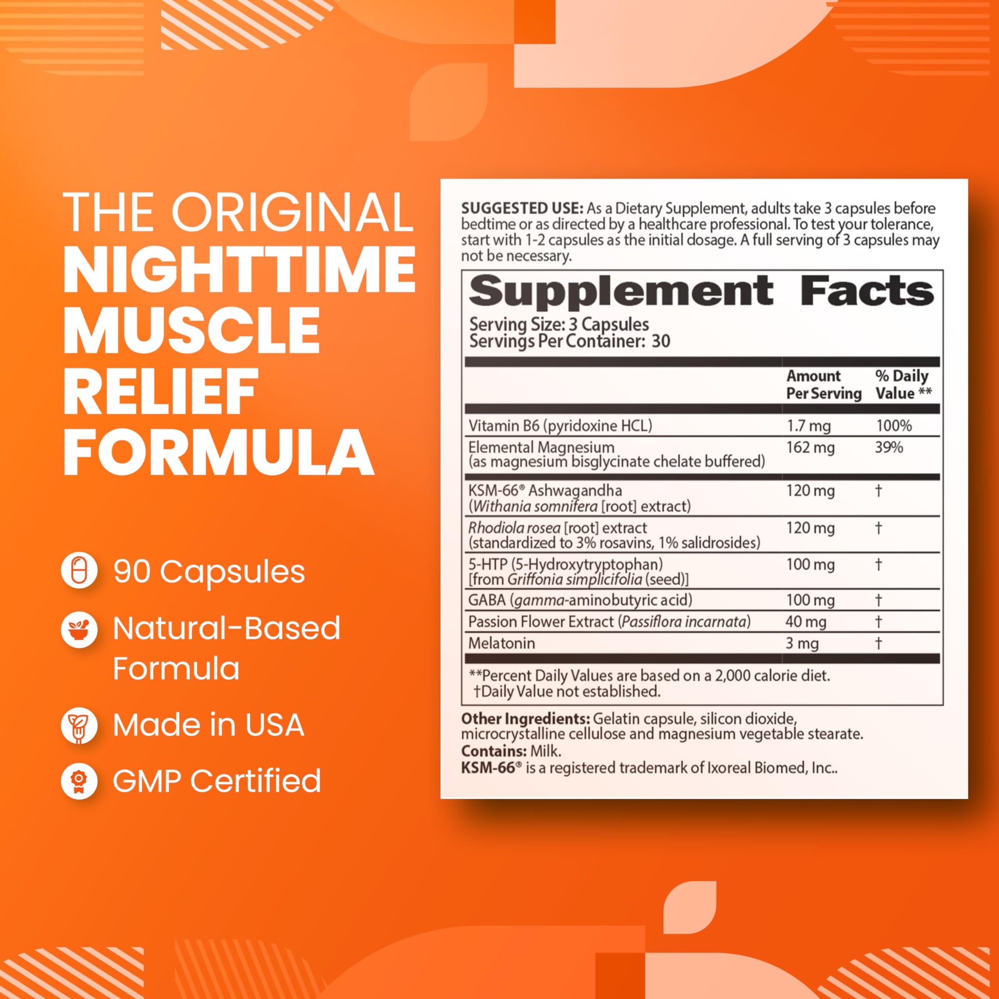 SaltWrap Mag R&R - Nighttime Muscle Cramps Support, Natural Sleep Support for Adults with Magnesium Glycinate for Muscle Spasm and Leg Cramps Relief, 90 Capsules SaltWrap buy supplements canada