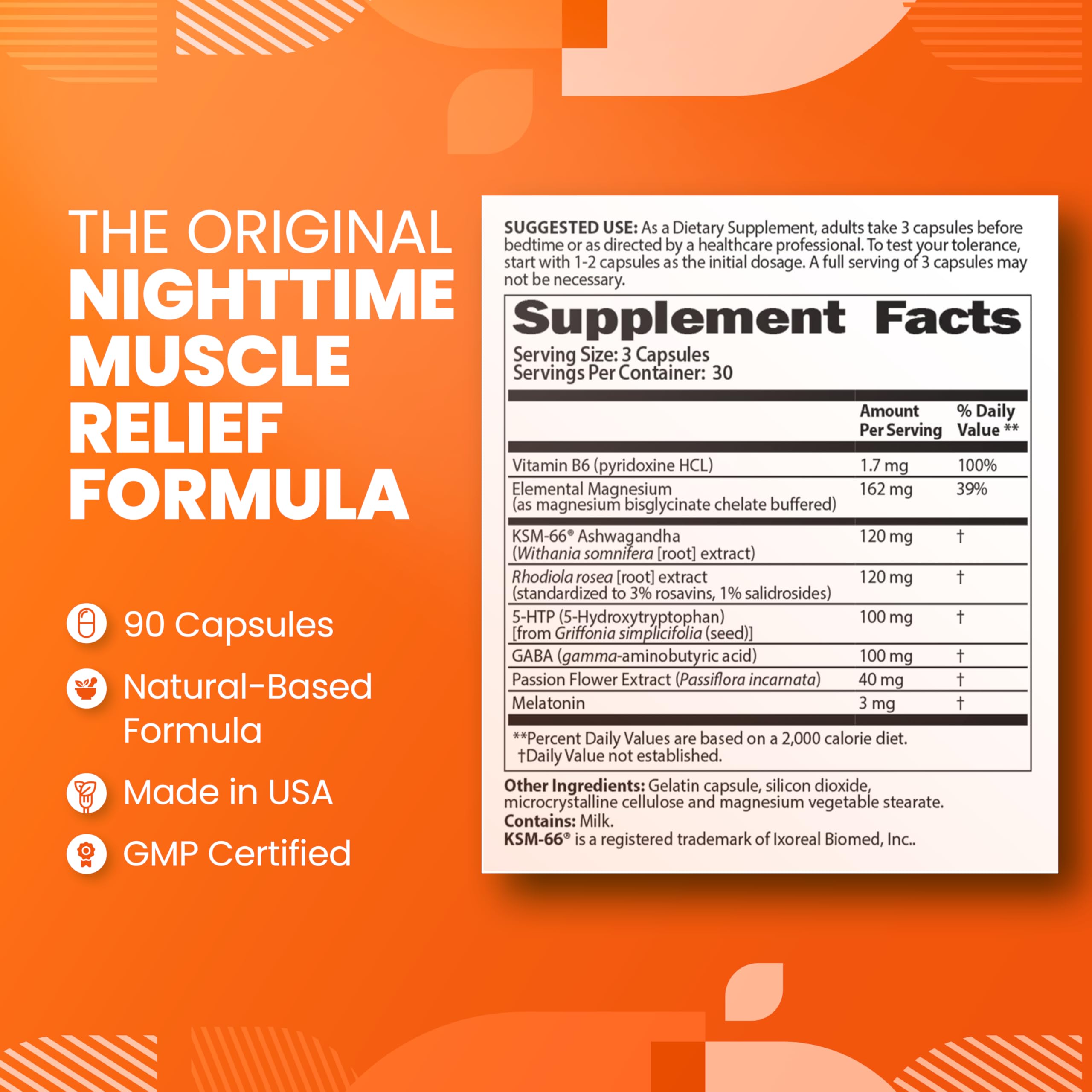 SaltWrap Mag R&R - Nighttime Muscle Cramps Support, Natural Sleep Support for Adults with Magnesium Glycinate for Muscle Spasm and Leg Cramps Relief, 90 Capsules SaltWrap buy supplements canada
