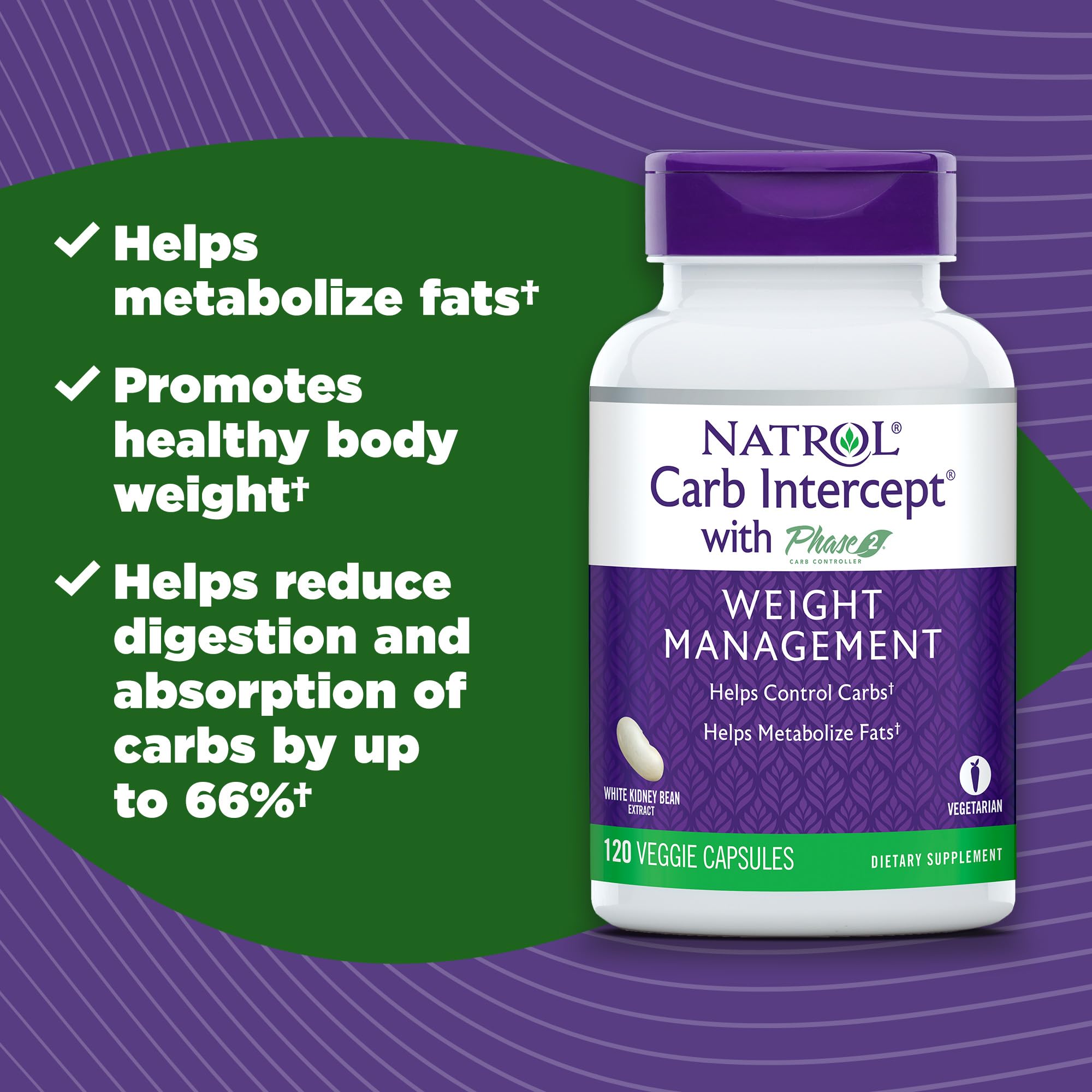 Natrol Carb Intercept Capsules with White Kidney Bean Extract - Controls Carbs, Metabolize Natrol buy supplements canada