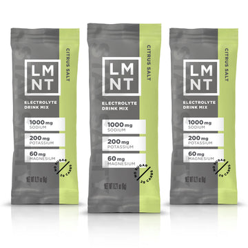 LMNT Zero-Sugar Electrolytes - Citrus Salt - Hydration Powder Packets | No Dodgy Ingredie Drink LMNT buy supplements canada