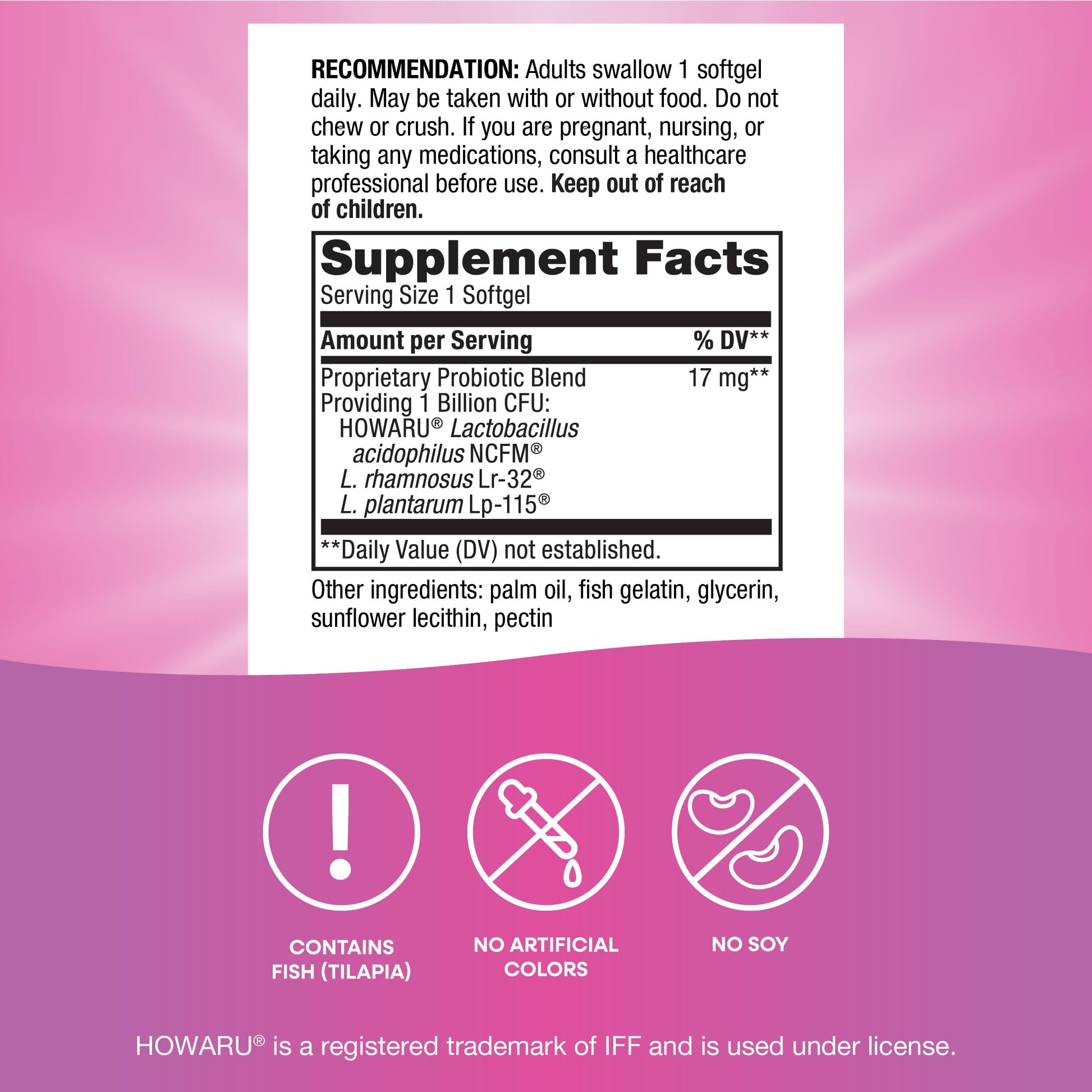 Nature's Way Pearls Women's Probiotic, Supports Women's and Digestive Health*, Protects Against Occasional Constipation & Bloating*, 1 Billion Live Cultures, 30 Softgels (Packaging May Vary) Nature's Way buy supplements canada