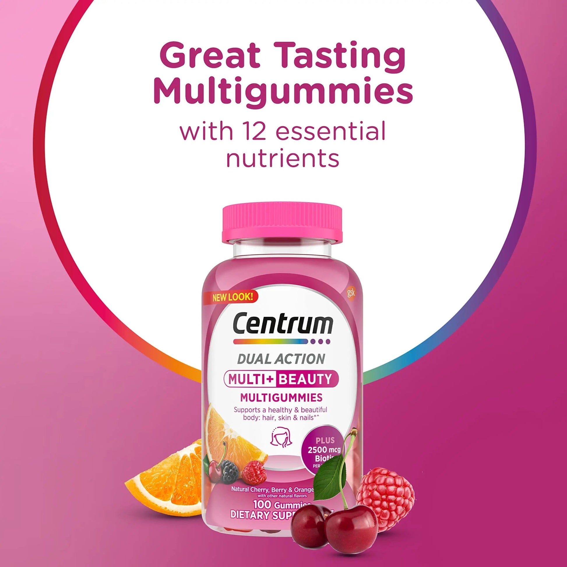 Centrum Multivitamin Gummy, 100 Count (Pack of 1) Centrum buy supplements canada