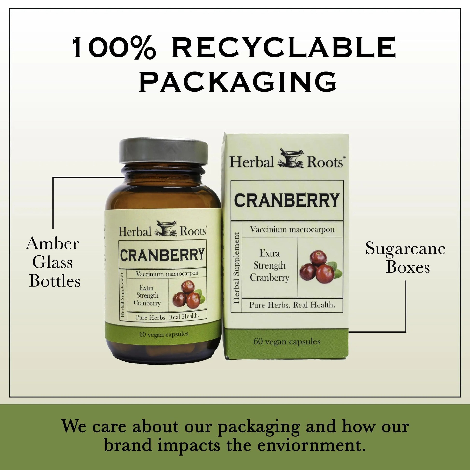 Herbal Roots Extra Strength Cranberry Pills for Women & Men with Organic Nettle | Urinary Tract Health | 60 Vegan Capsules Herbal Roots buy supplements canada