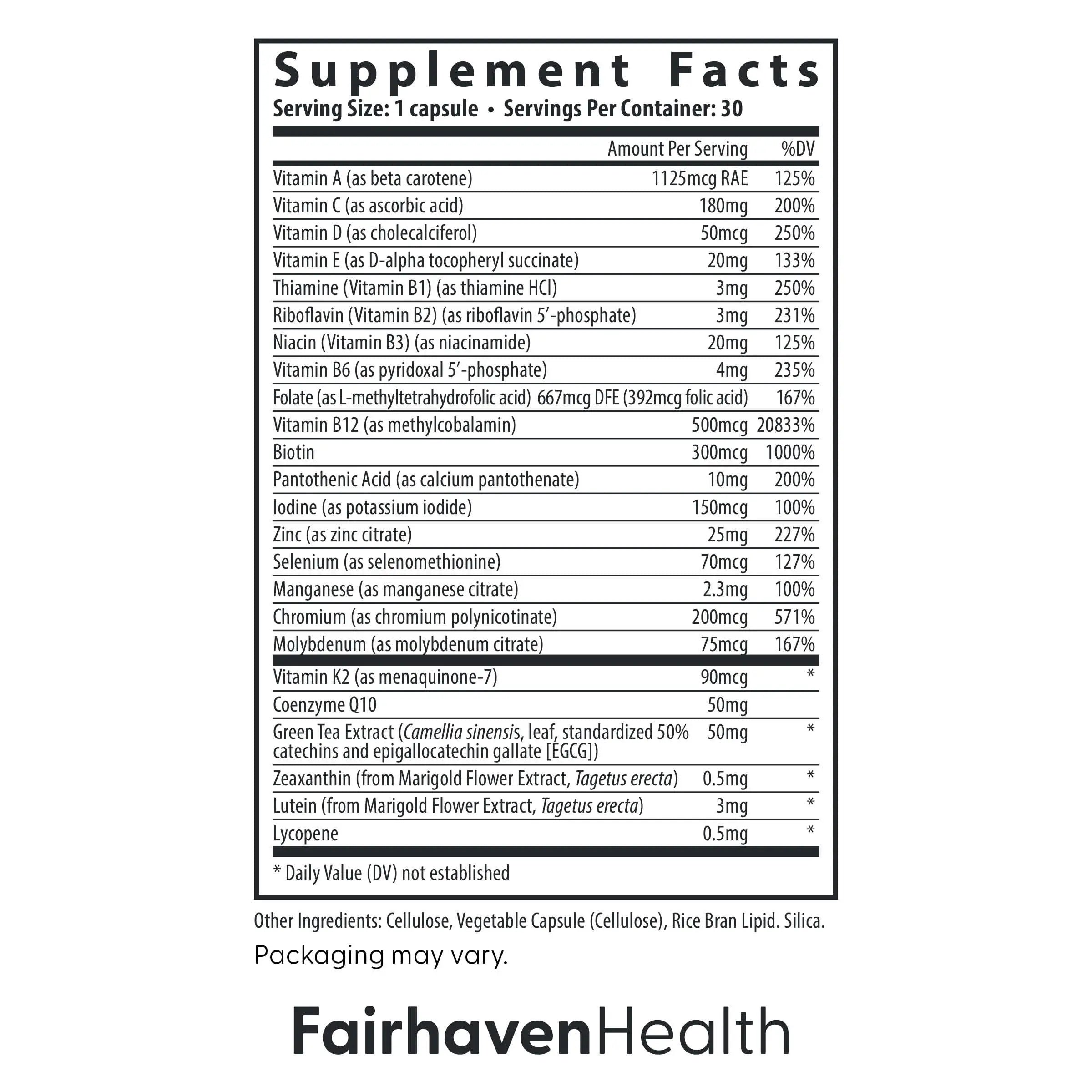 Fairhaven Health Womens Multivitamin Essentials | Once Daily Multivitamin for Women Support for Energy, Immune Health, Eye Health, Hormone Balance | Fairhaven Health buy supplements canada