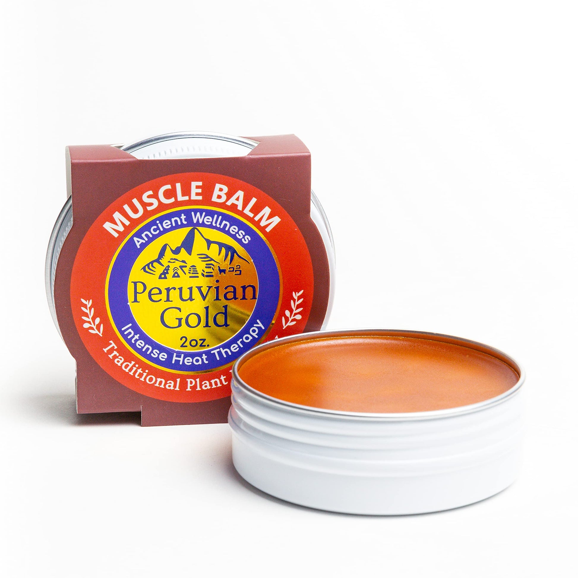 Sore Muscle Balm - Peruvian Gold Intense Heat Therapy Muscle Rub. 500K Scoville Heat Units Melts Away Sore, Painful Muscles. 2oz Peruvian Gold buy supplements canada